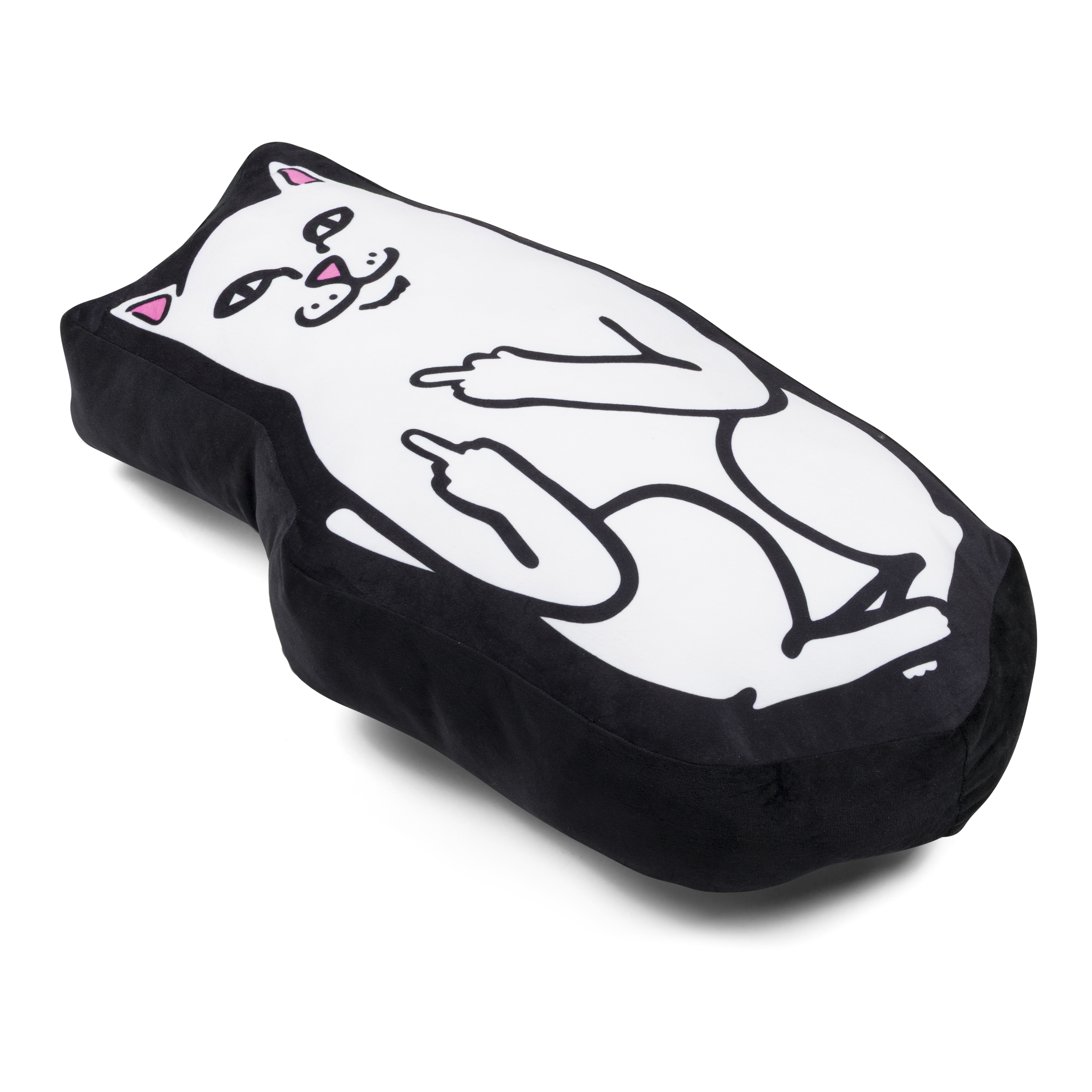 RIPNDIP Lord Nermal Pillow  (Black)