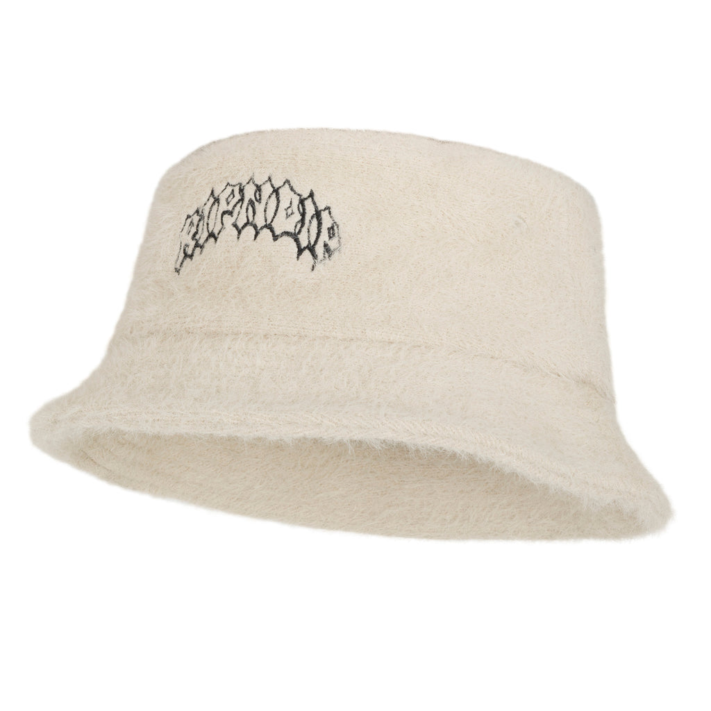 関税込み♪【RIPNDIP】Rosary ロゴ ★ シェルパ バケット ハット Rosary Sherpa Bucket Hat (Off White) – RIPNDIP