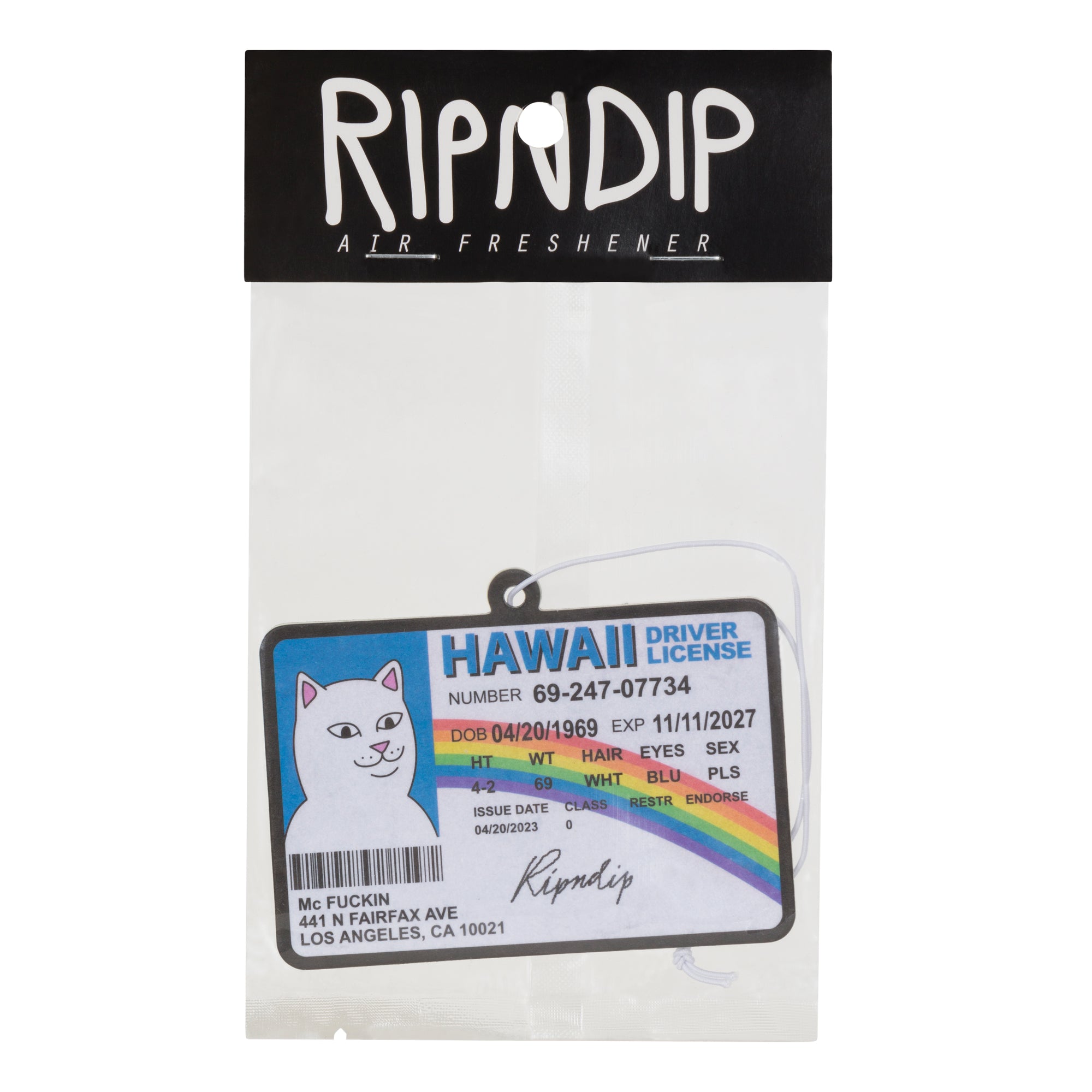 RIPNDIP Mcfuckin Air Freshener (Multi)