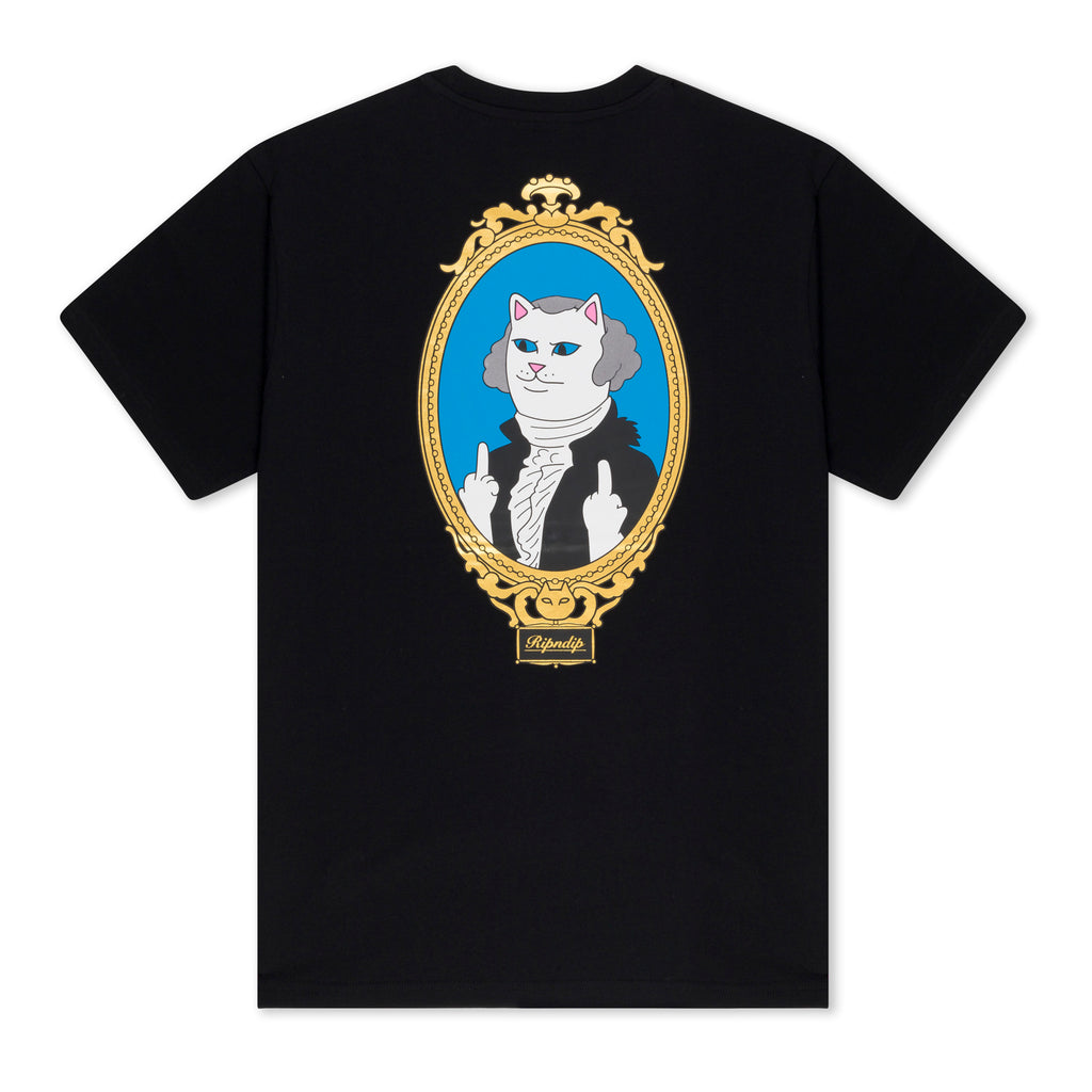 Ripndip Thermal Nermal L/S T-Shirt Black Tシャツ Nerm Wheels Tee (Black Vintage Wash) – RIPNDIP