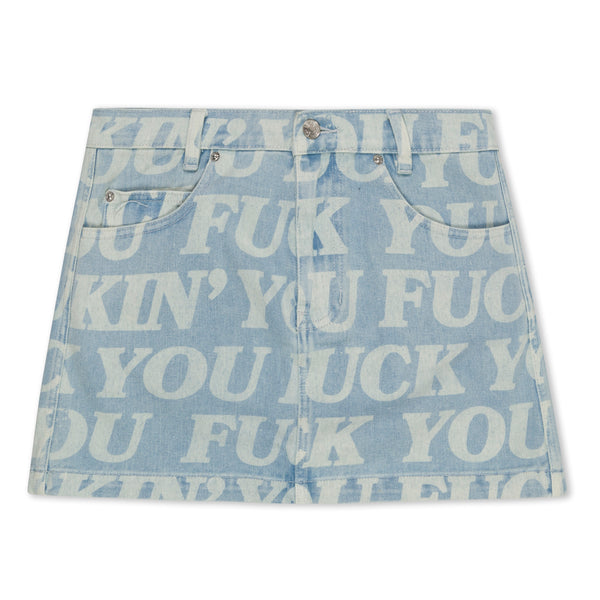 【RIPNDIP】Fuckin Fuck Denim Mini Skirt ミニスカート FUCKIN FUCK DENIM MINI SKIRT – RIPNDIP TOKYO