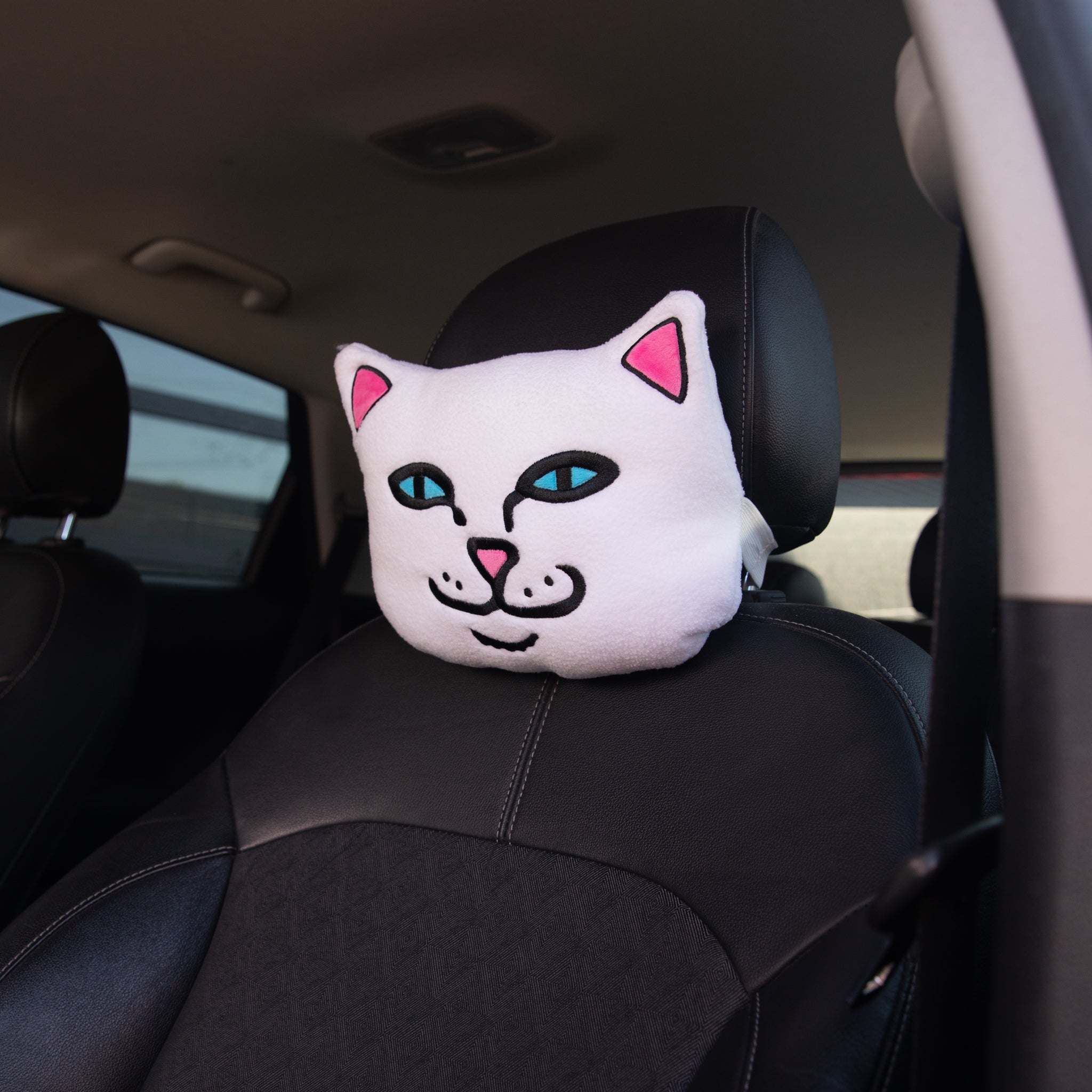 RIPNDIP Lord Nermal Car Head Rest (White)