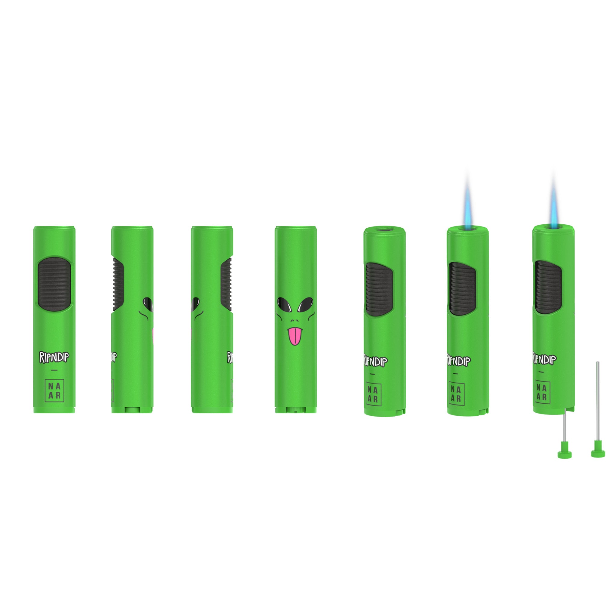 RIPNDIP Lord Alien NAAR Lighters (Green)