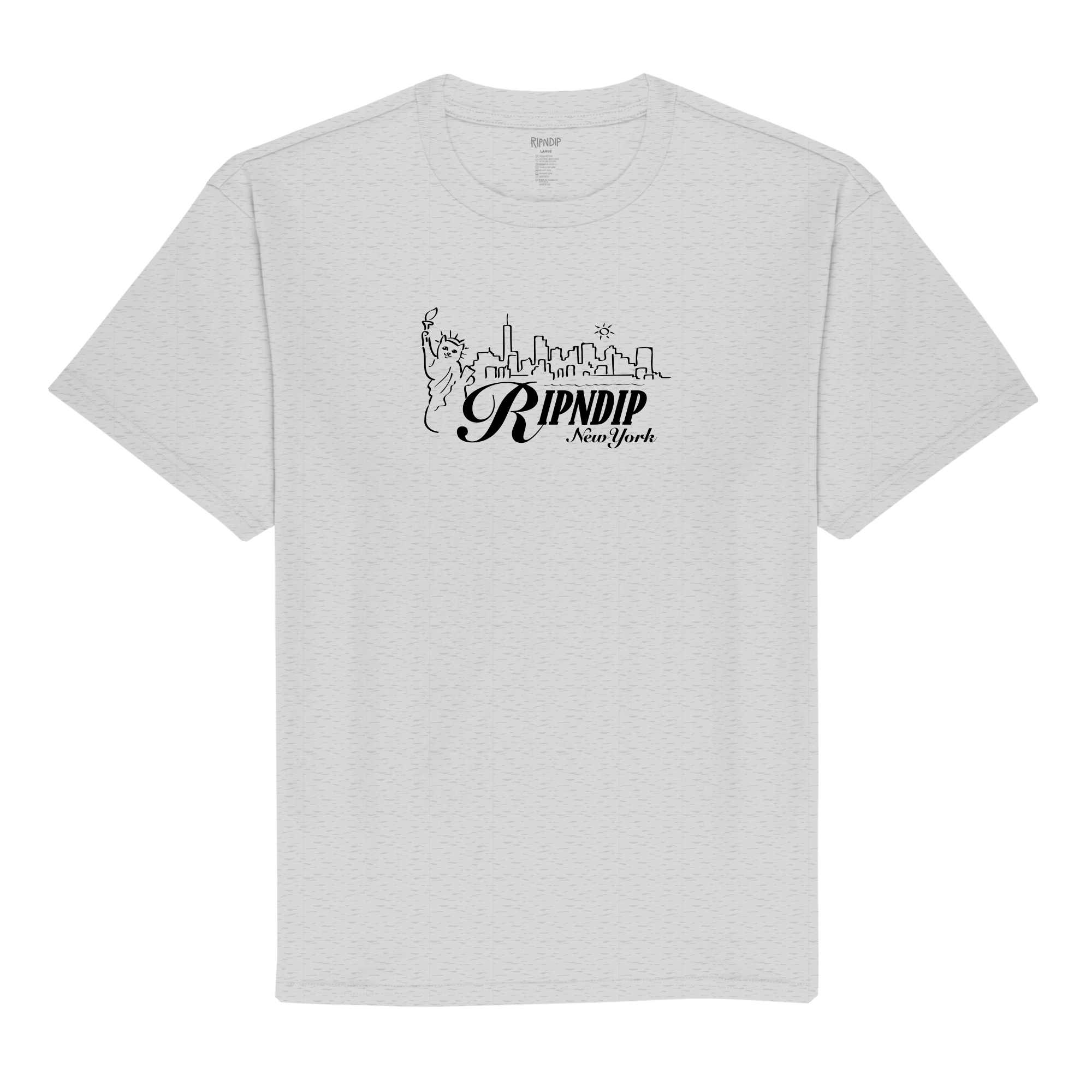 RIPNDIP NYC Skyline Tee (Ash Heather)