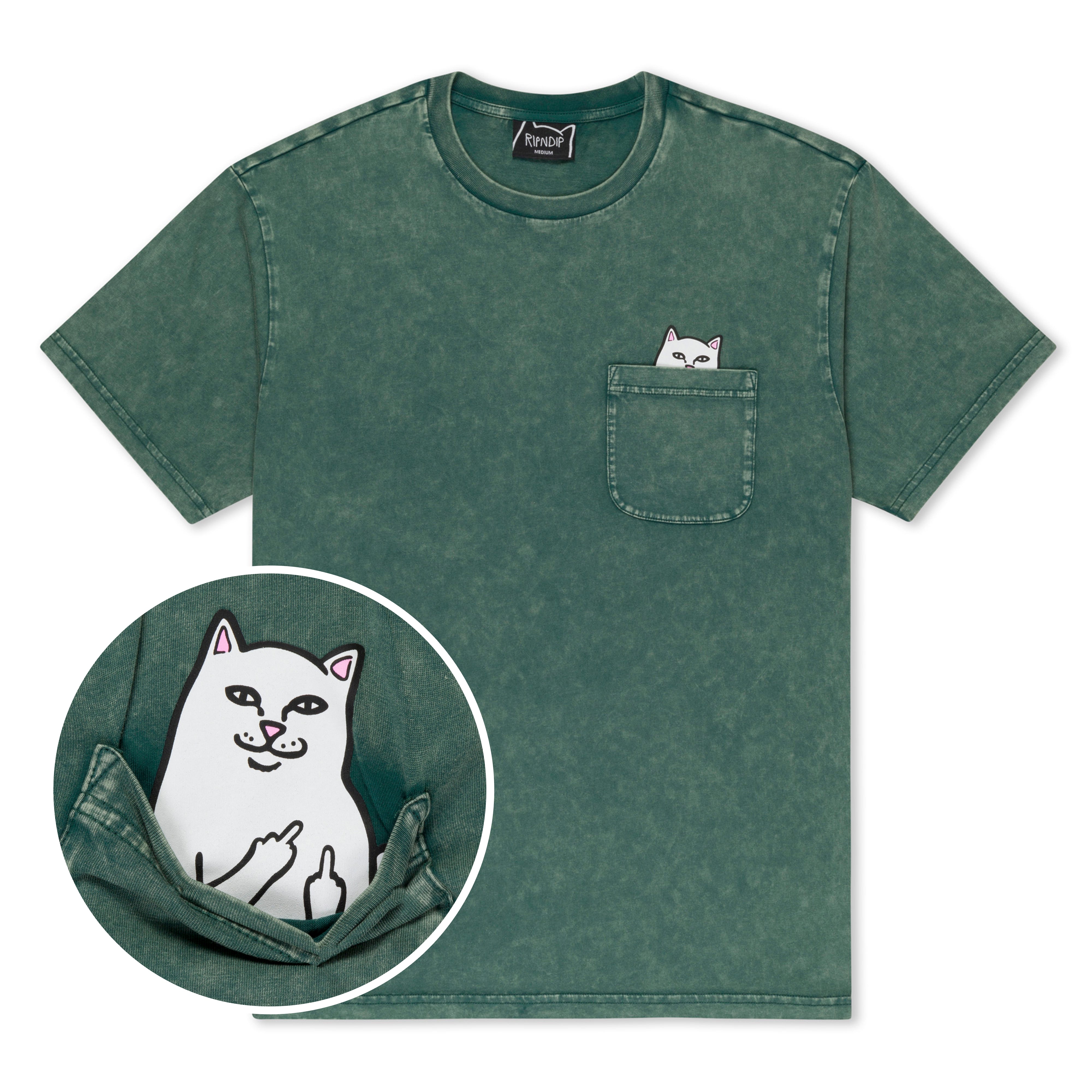 Lord Nermal Pocket Tee (Hunter Mineral Wash) – RIPNDIP