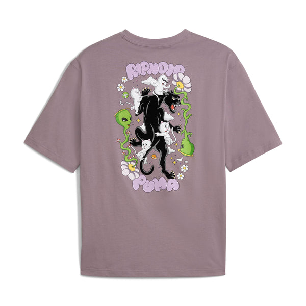 PUMA X RIPNDIP Boxy Graphic Tee (Plum Jam)