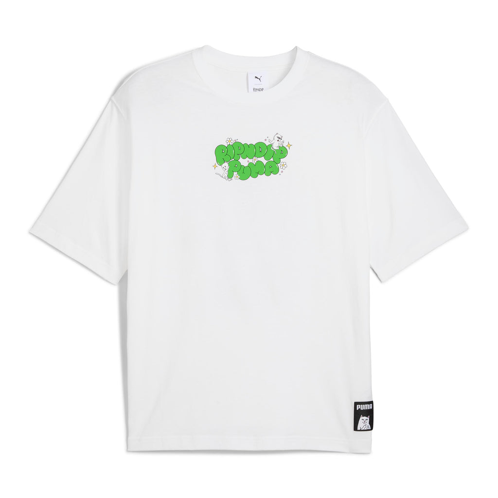 PUMA X RIPNDIP Boxy Graphic Tee (Puma White)