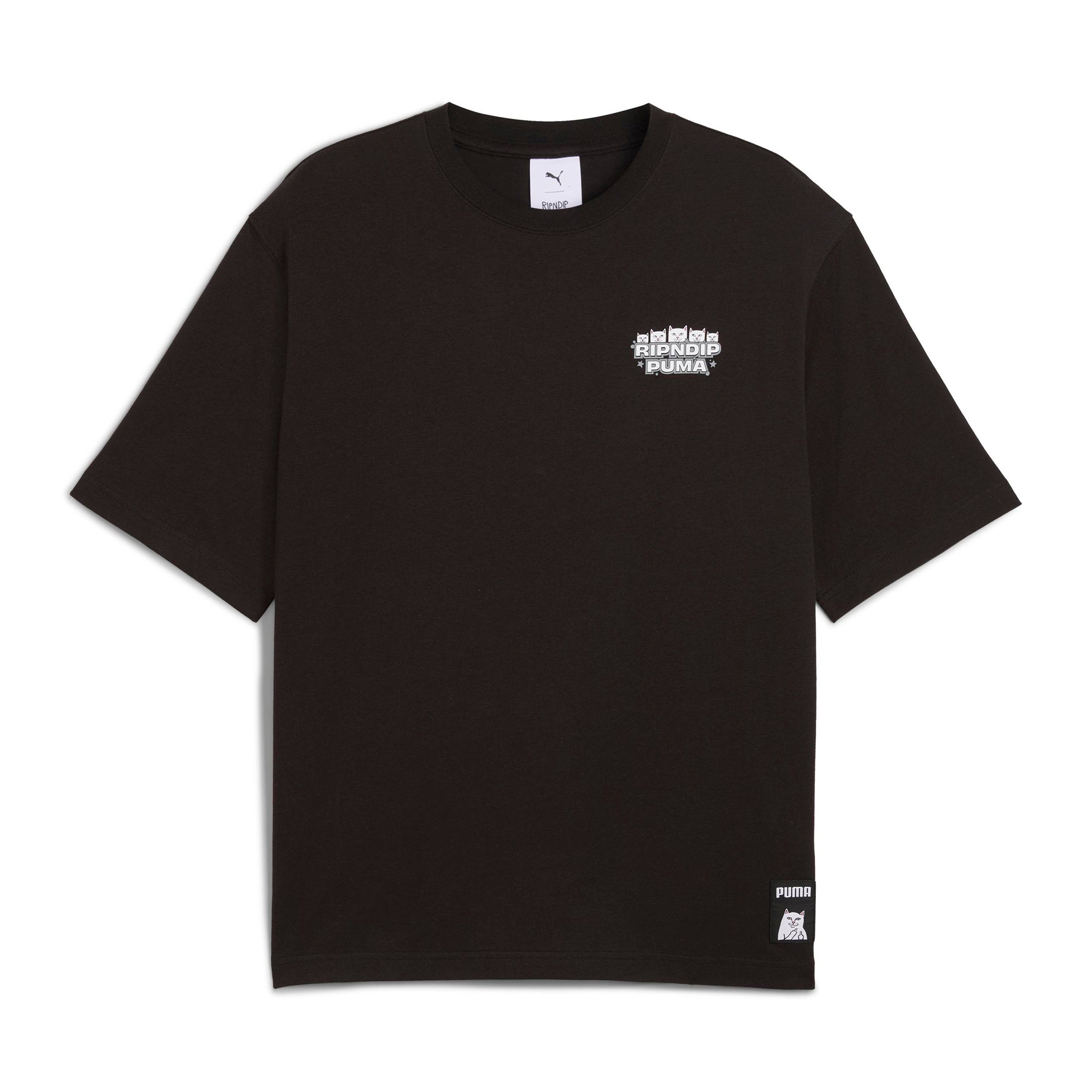 RIPNDIP PUMA X RIPNDIP Boxy Graphic Tee (Puma Black)