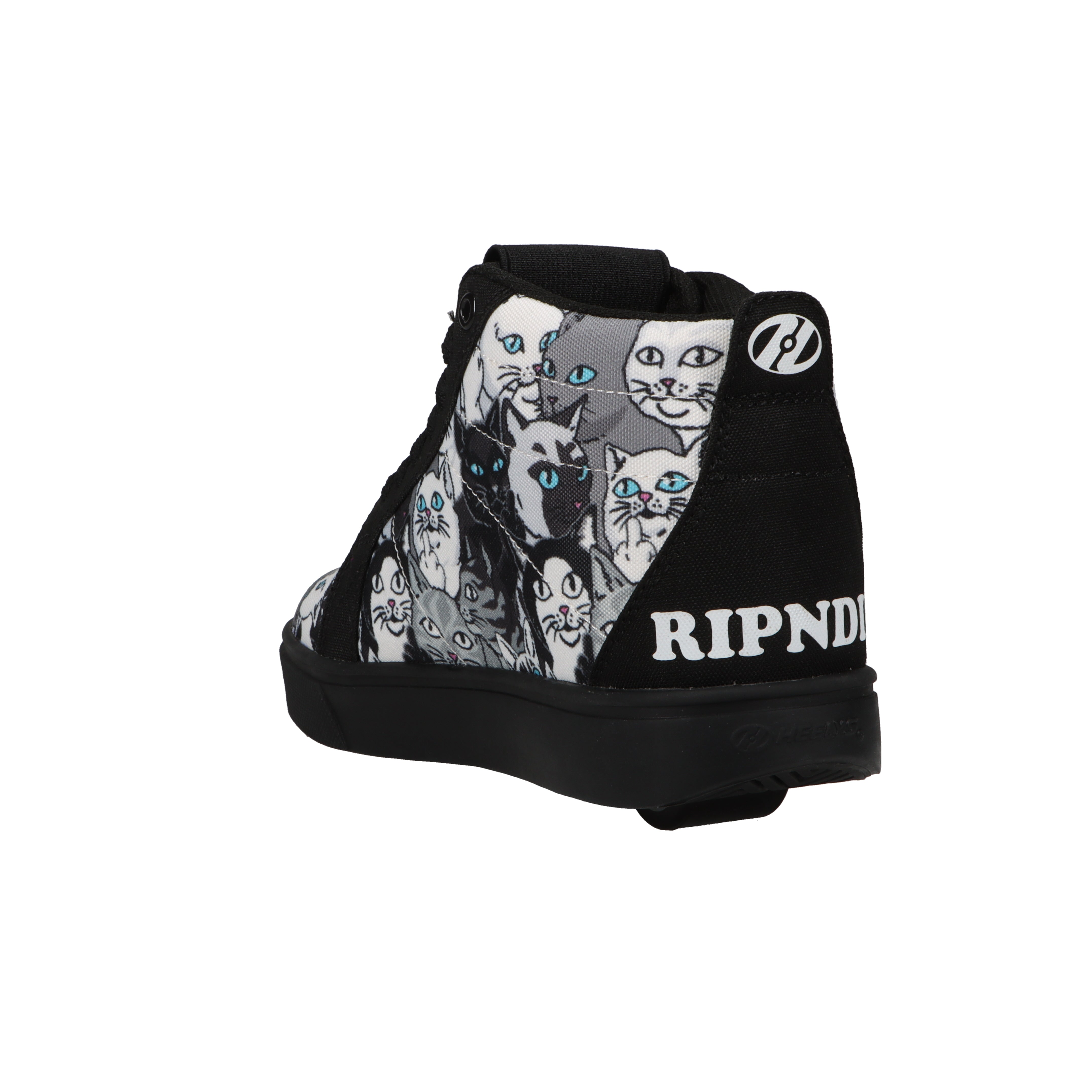 RIPNDIP Racer Mid Heelys Mid Shoes (Black / White)