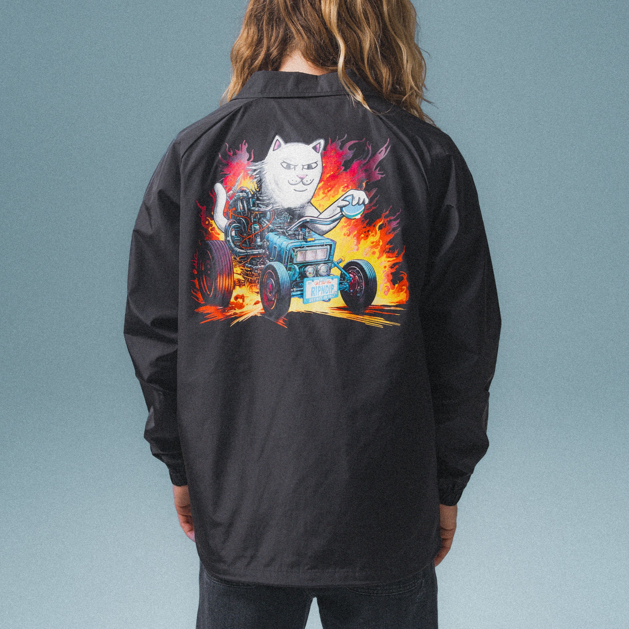 RIPNDIP Risky Business Coaches Jacket (Black)