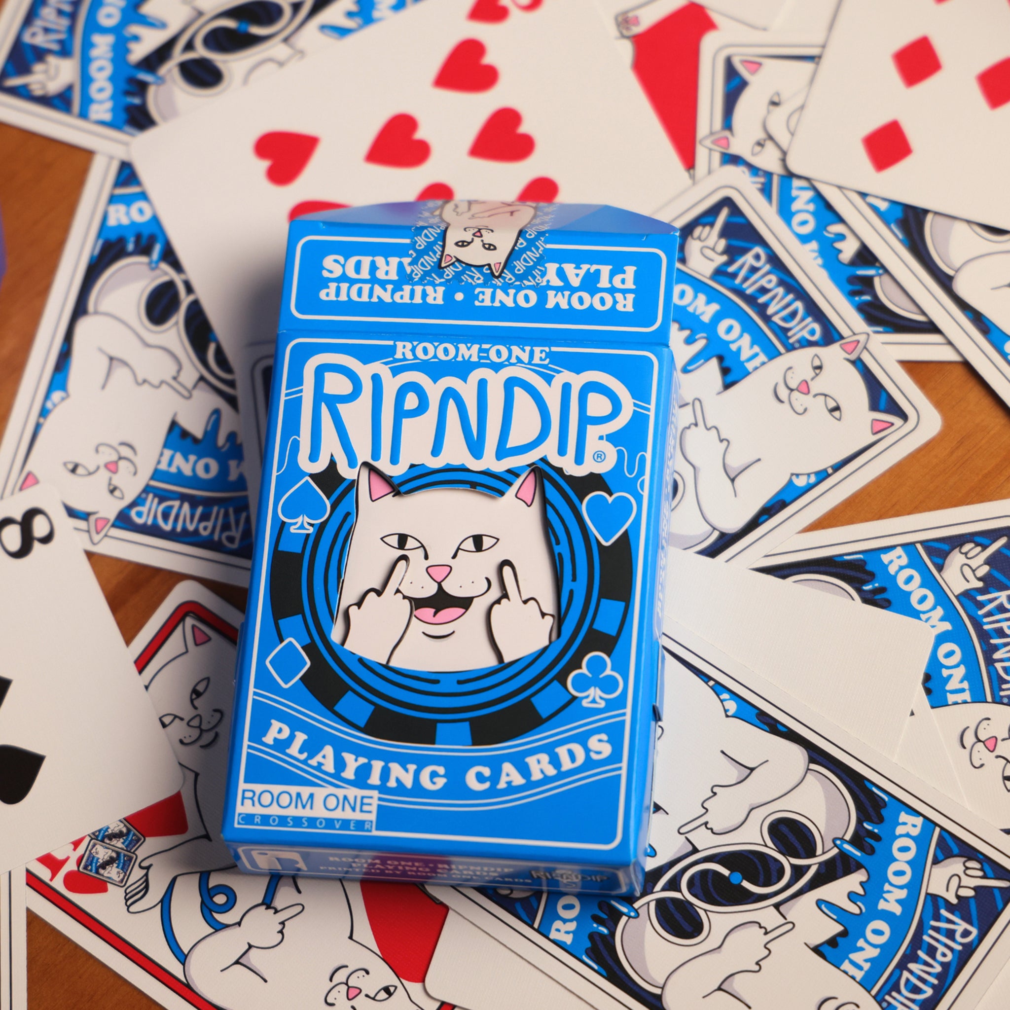 RIPNDIP Room One x RIPNDIP Playing Cards (Blue Lord Nermal)