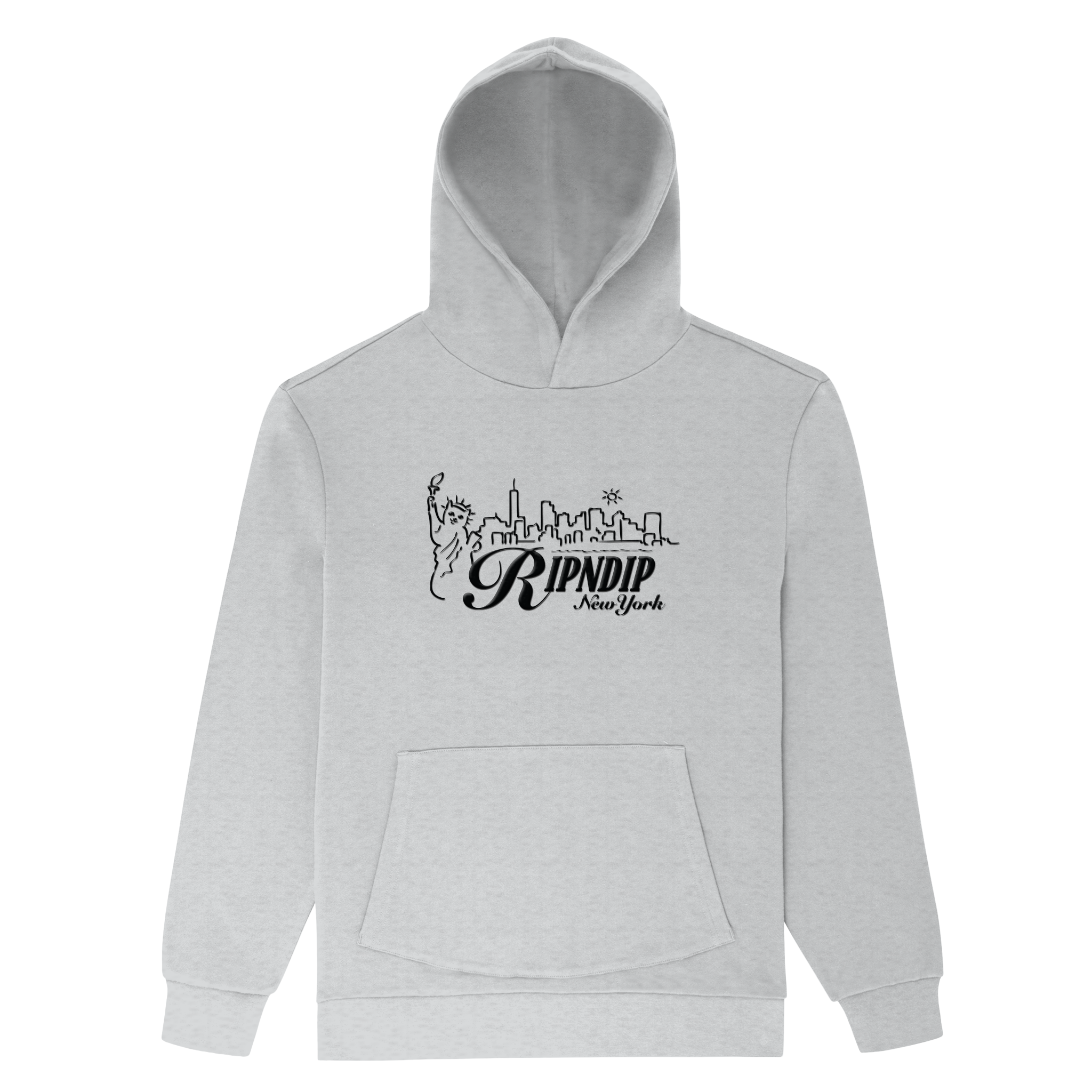 RIPNDIP NYC Skyline Hoodie (Ash Heather)