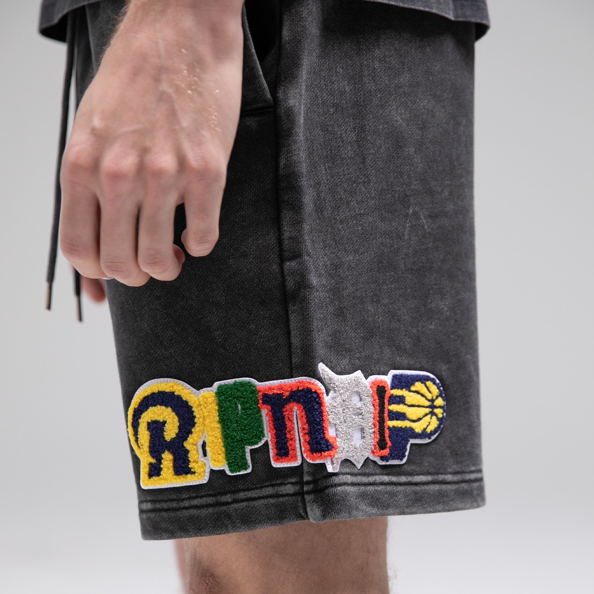 RIPNDIP Fan Fave Sweatshorts (Black Wash)