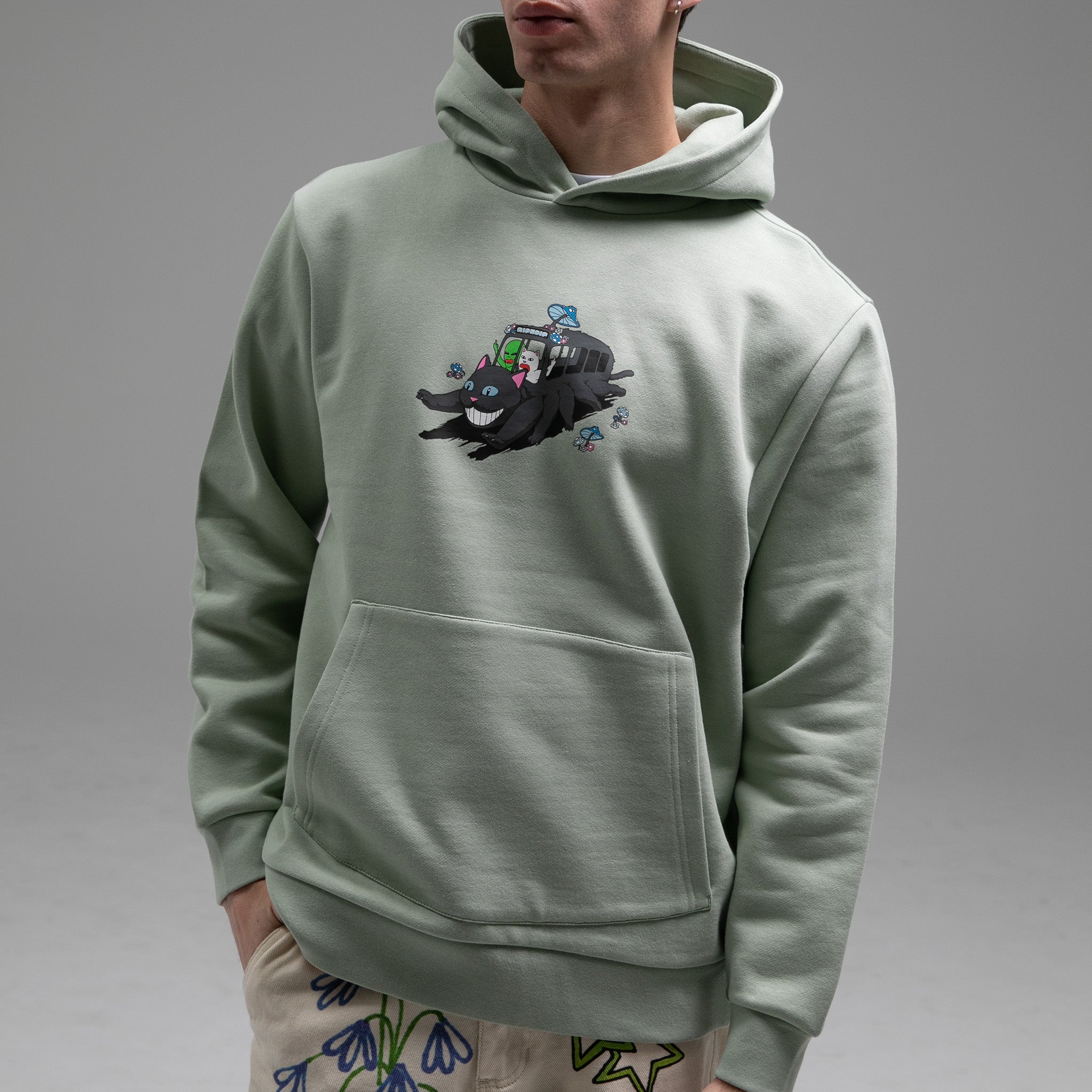 RIPNDIP Adventure Bus Hoodie (Sage)