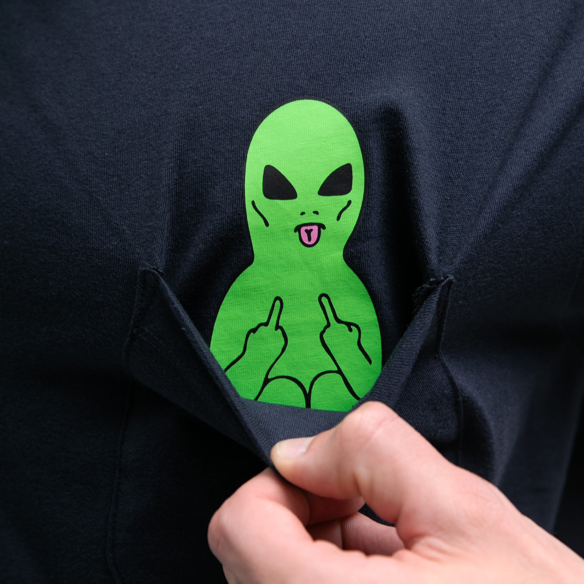 RIPNDIP Lord Alien Pocket Tee (Navy)