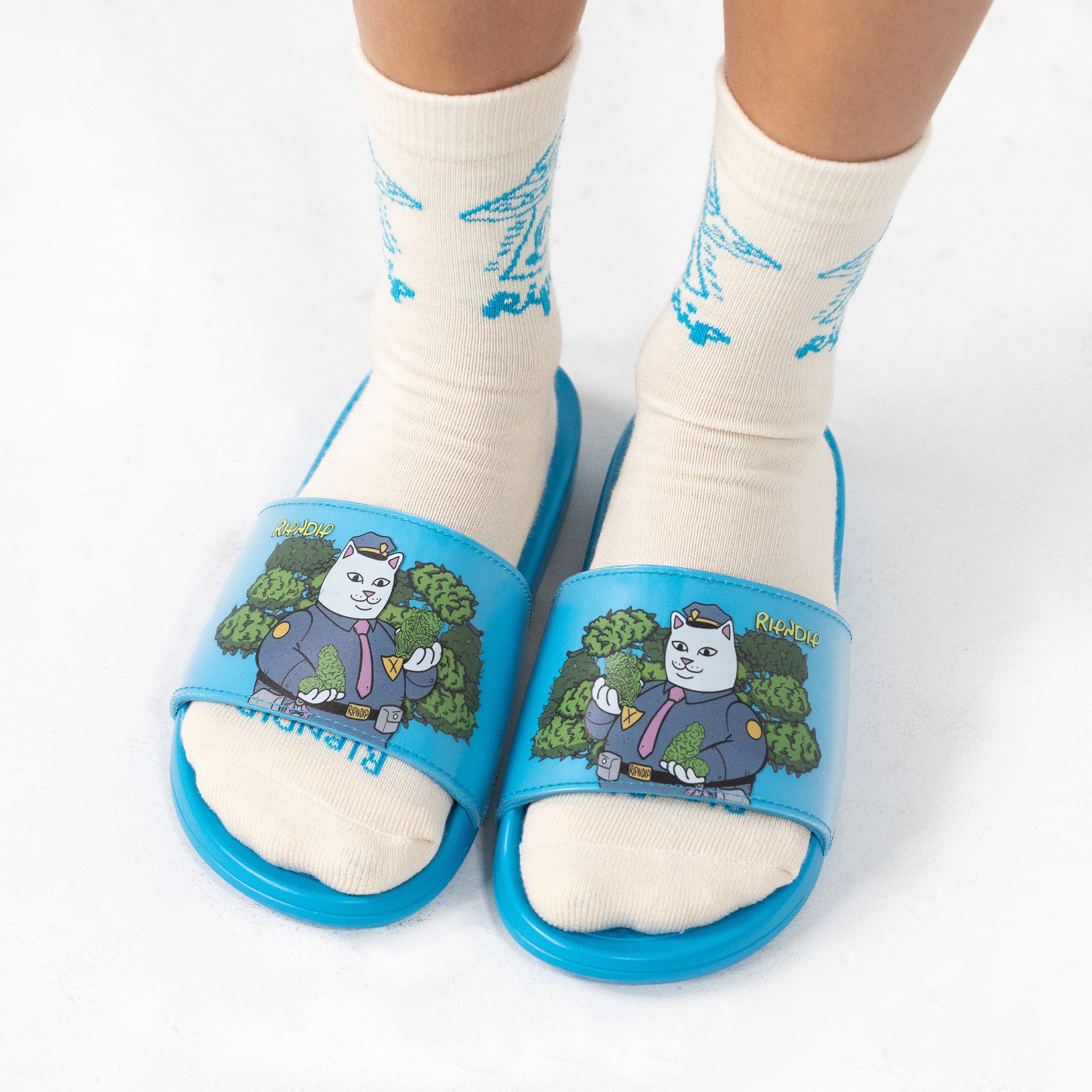 RIPNDIP Confiscated Slides (Blue)