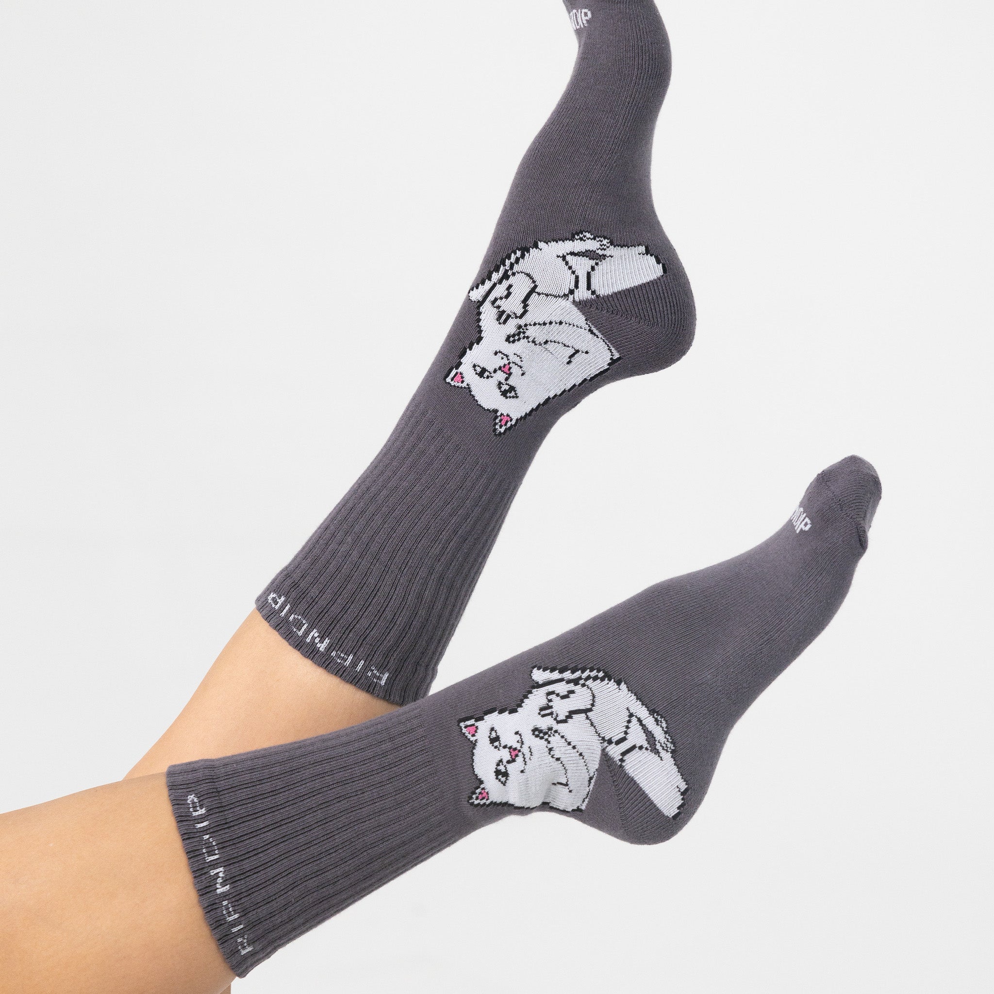 RIPNDIP Lord Nermal Socks (Charcoal)