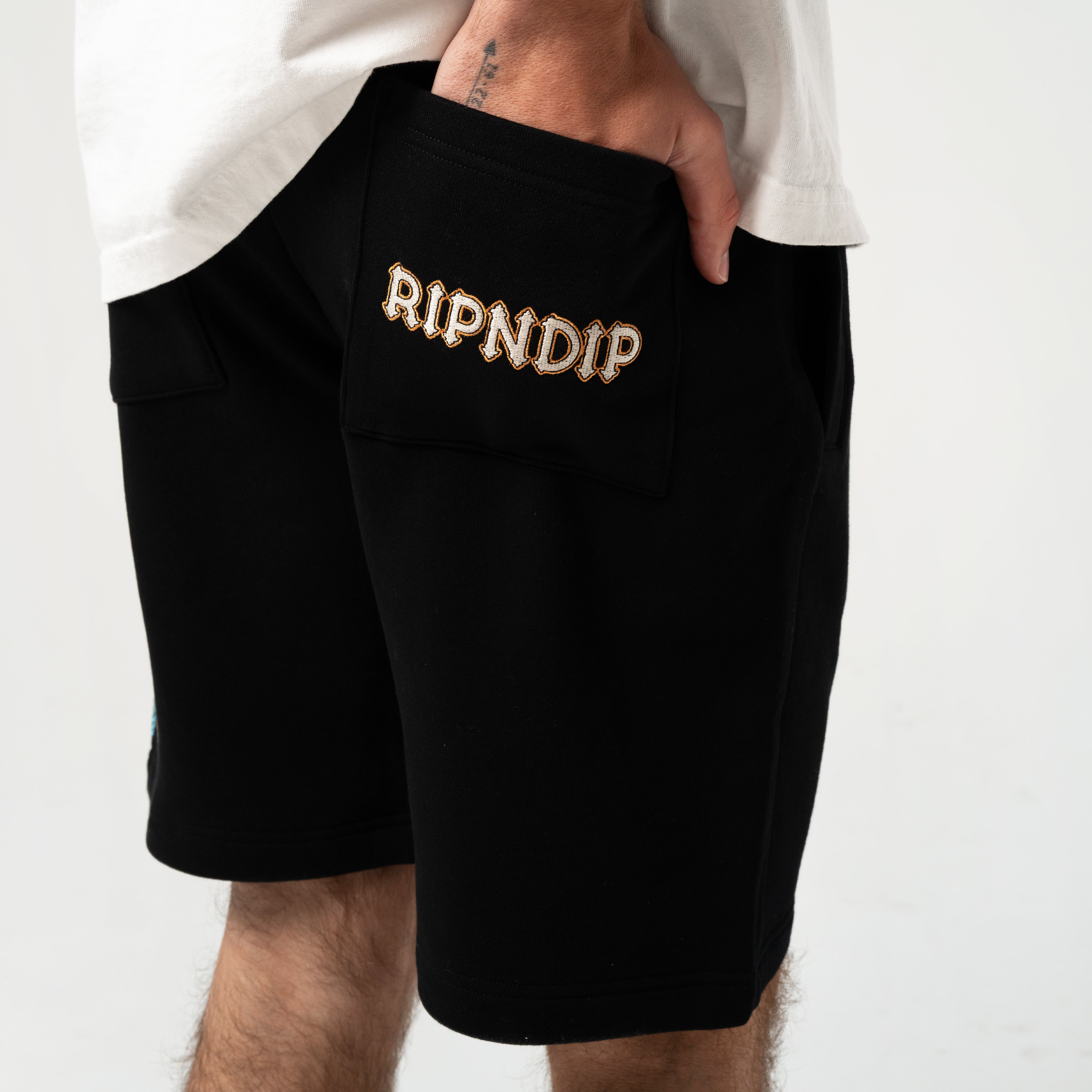 RIPNDIP Shen Nerm Sweatshorts (Black)