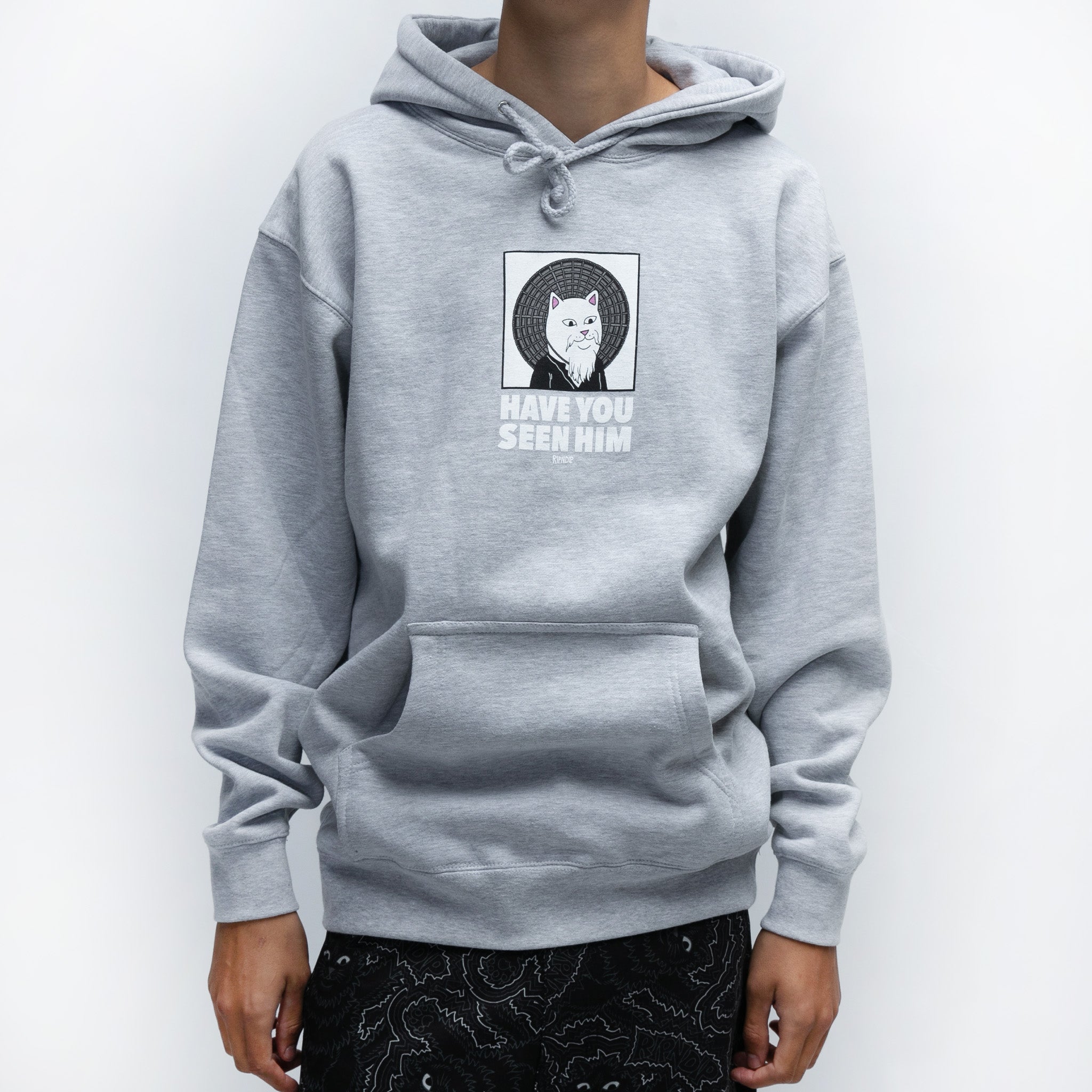 RipNDip Have You Seen Him? Hoodie (Ash Heather)