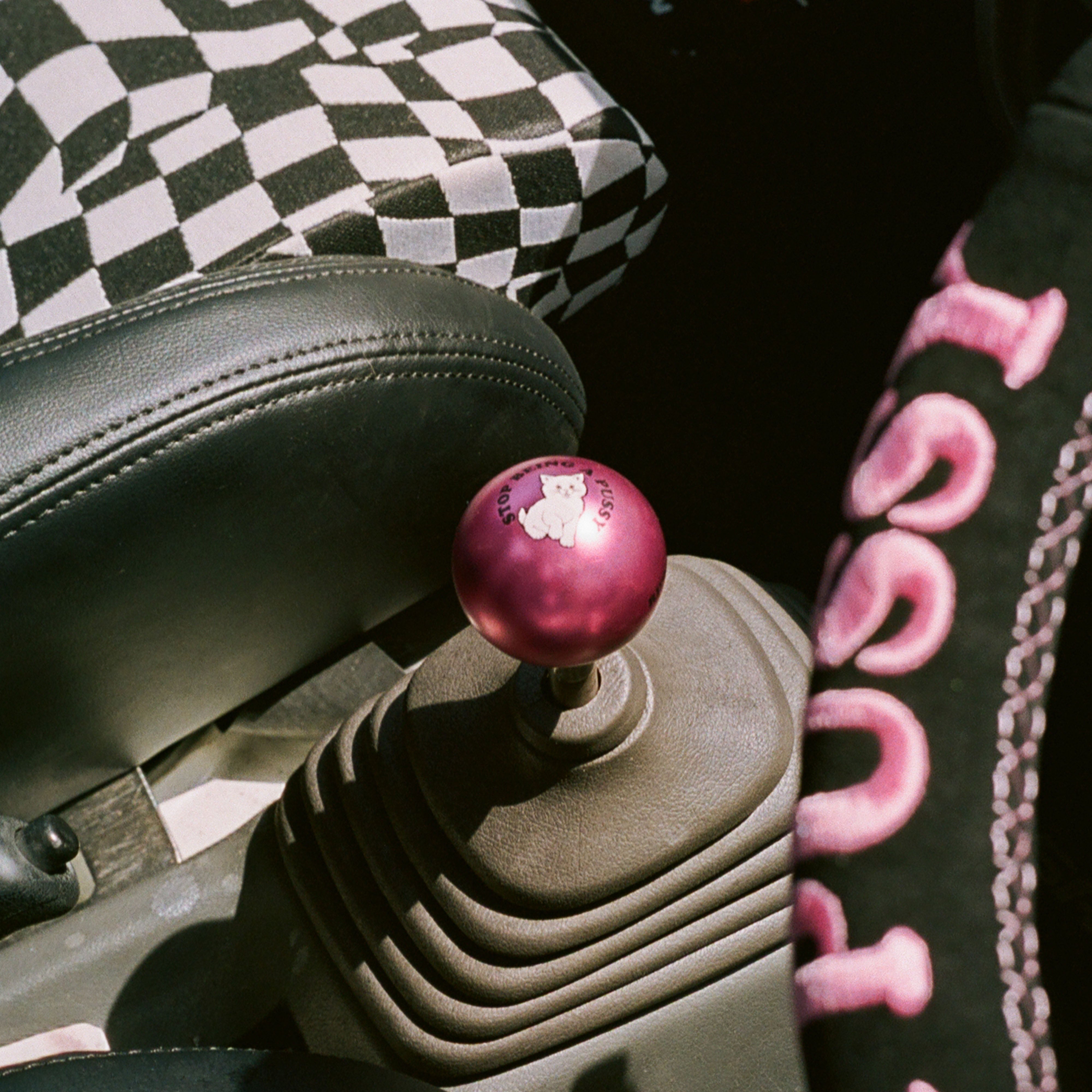 RIPNDIP Ripndip x NRG Stop Being A Pussy Shift Knob (Black / Pink)