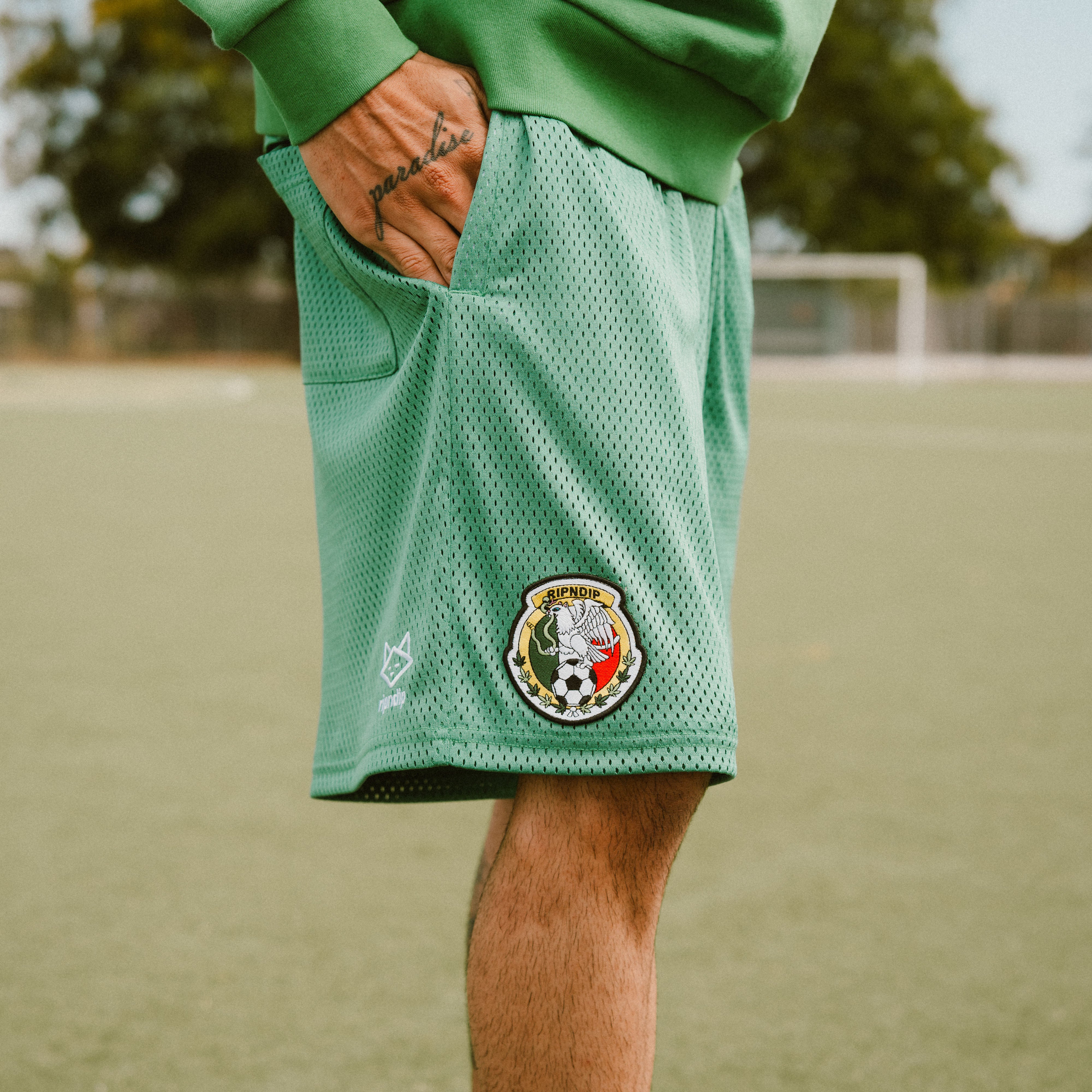 RIPNDIP RND Cup MX Mesh Shorts (Green)