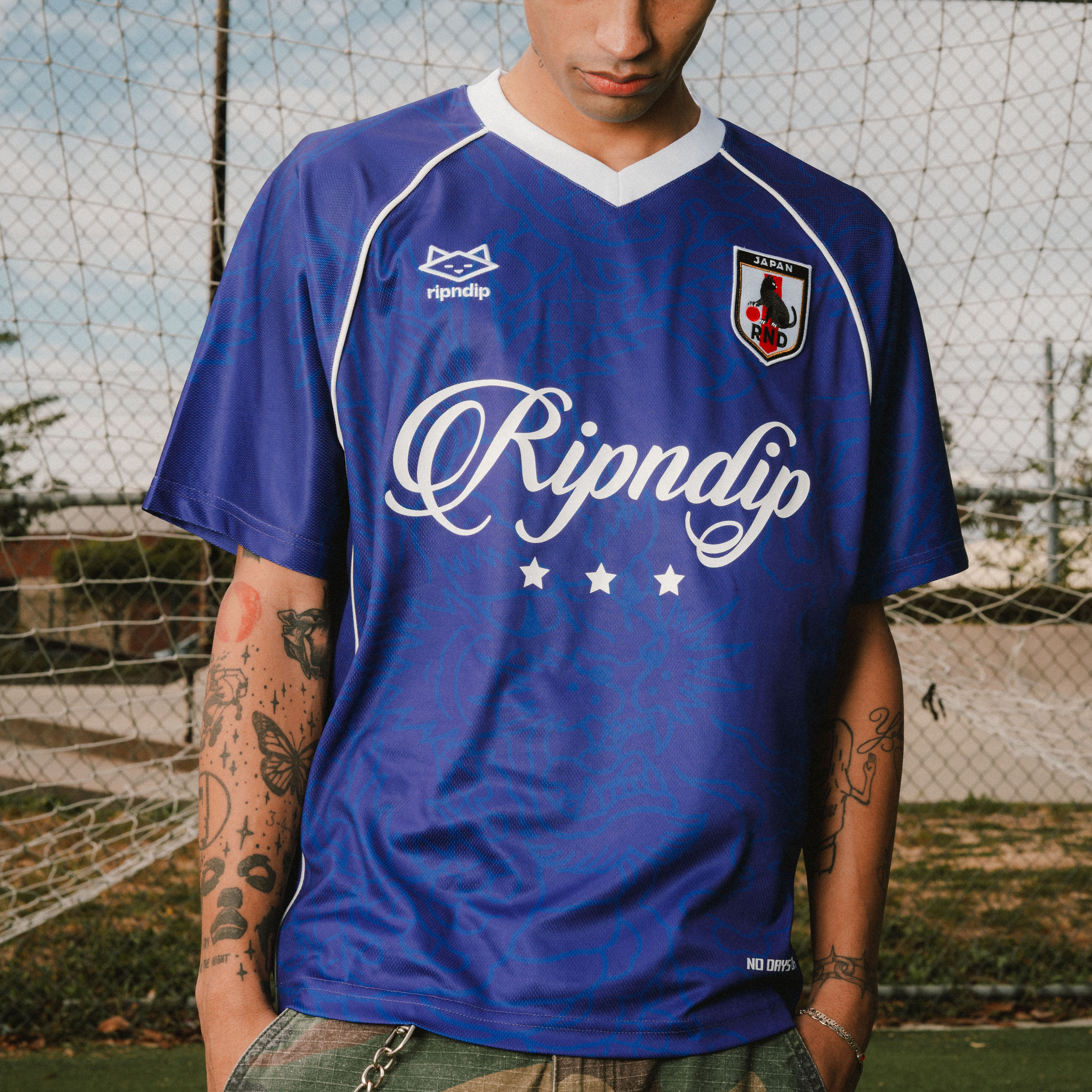 RIPNDIP RND Cup Japan Soccer Jersey (Royal Blue)