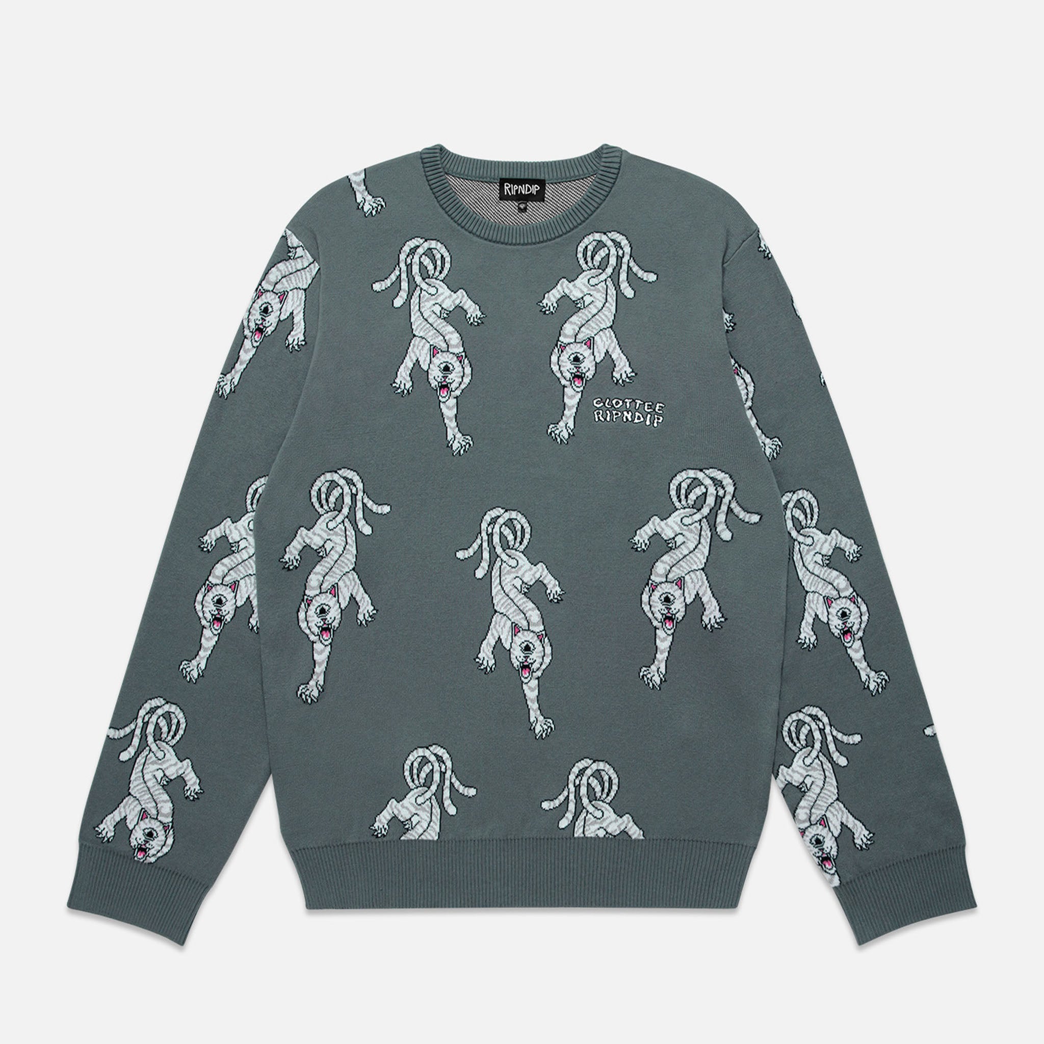 RIPNDIP Isobu Nerm Knit Sweater (Grey)