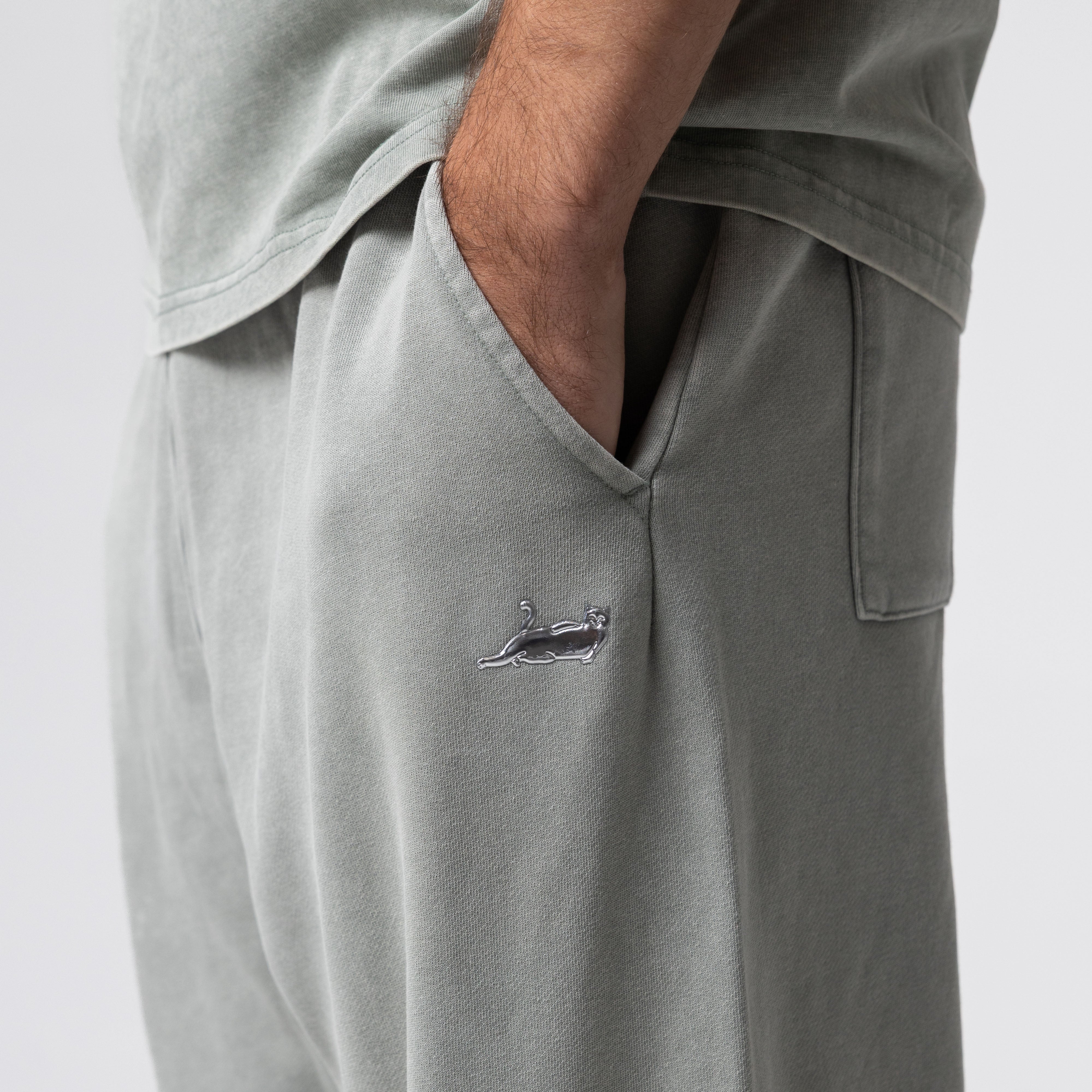 RIPNDIP Castanza Straight Leg Sweatpants (Sage Vintage Wash)