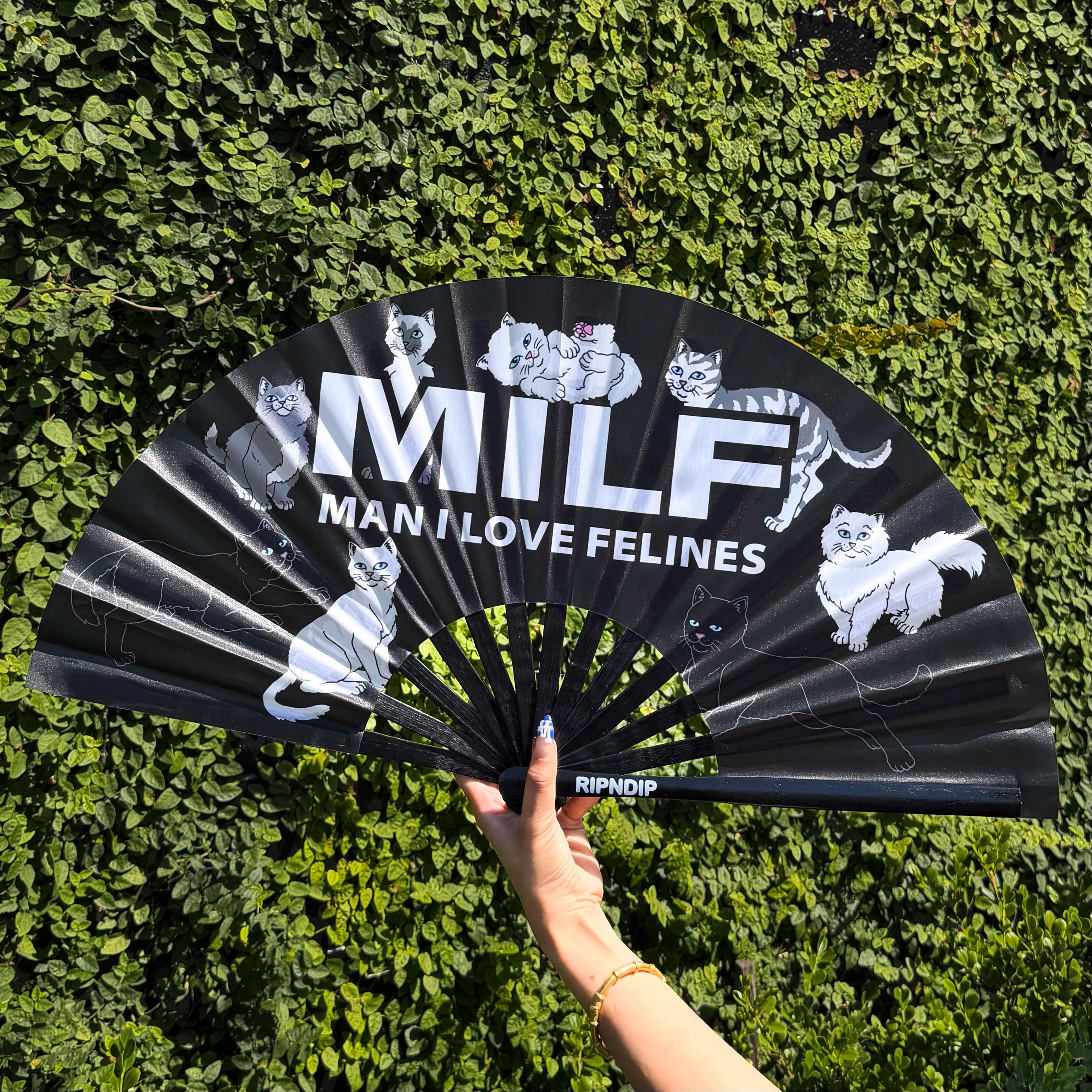 RIPNDIP Man I Love Felines Fan (Black)