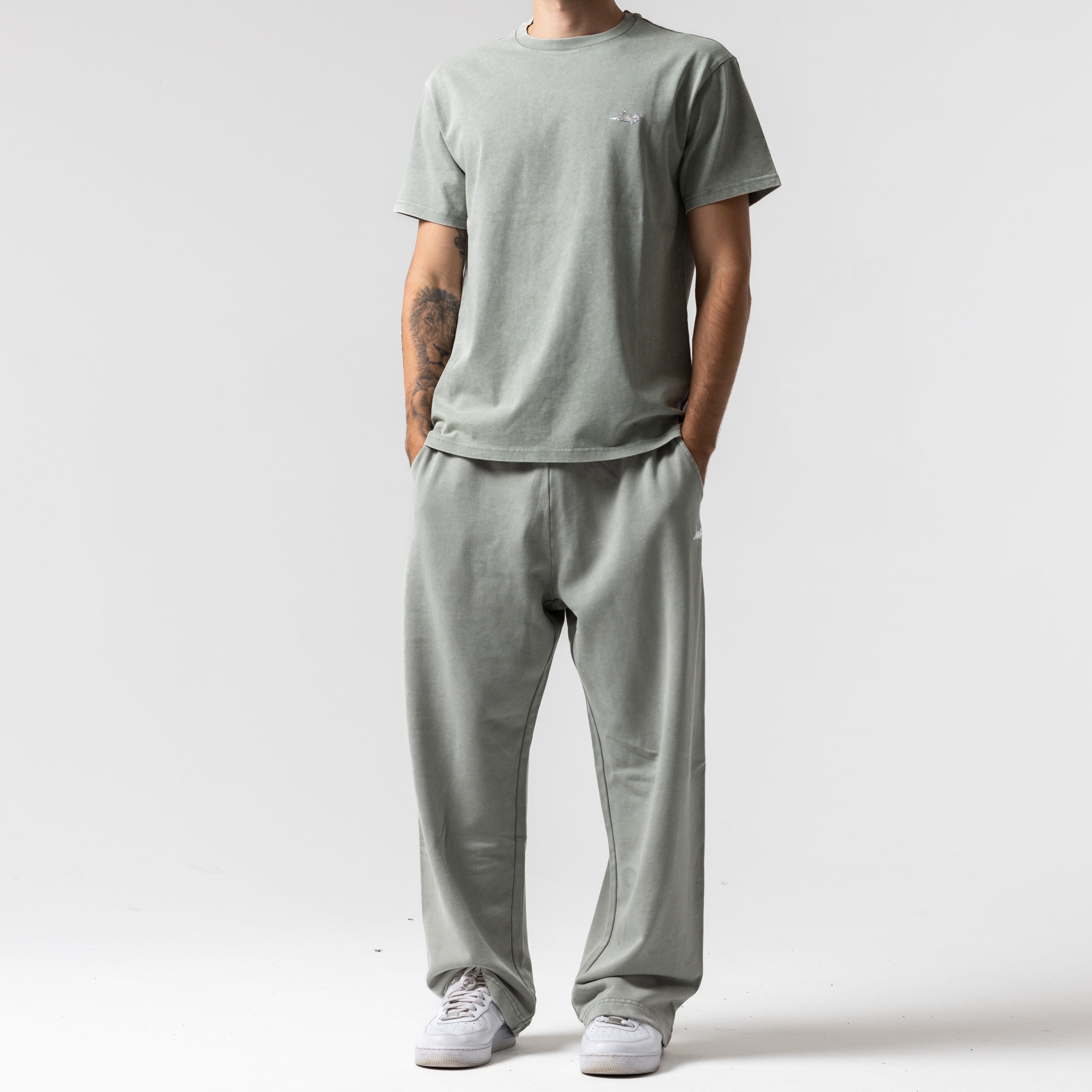 RIPNDIP Castanza Short Sleeve Tee (Sage Vintage Wash)