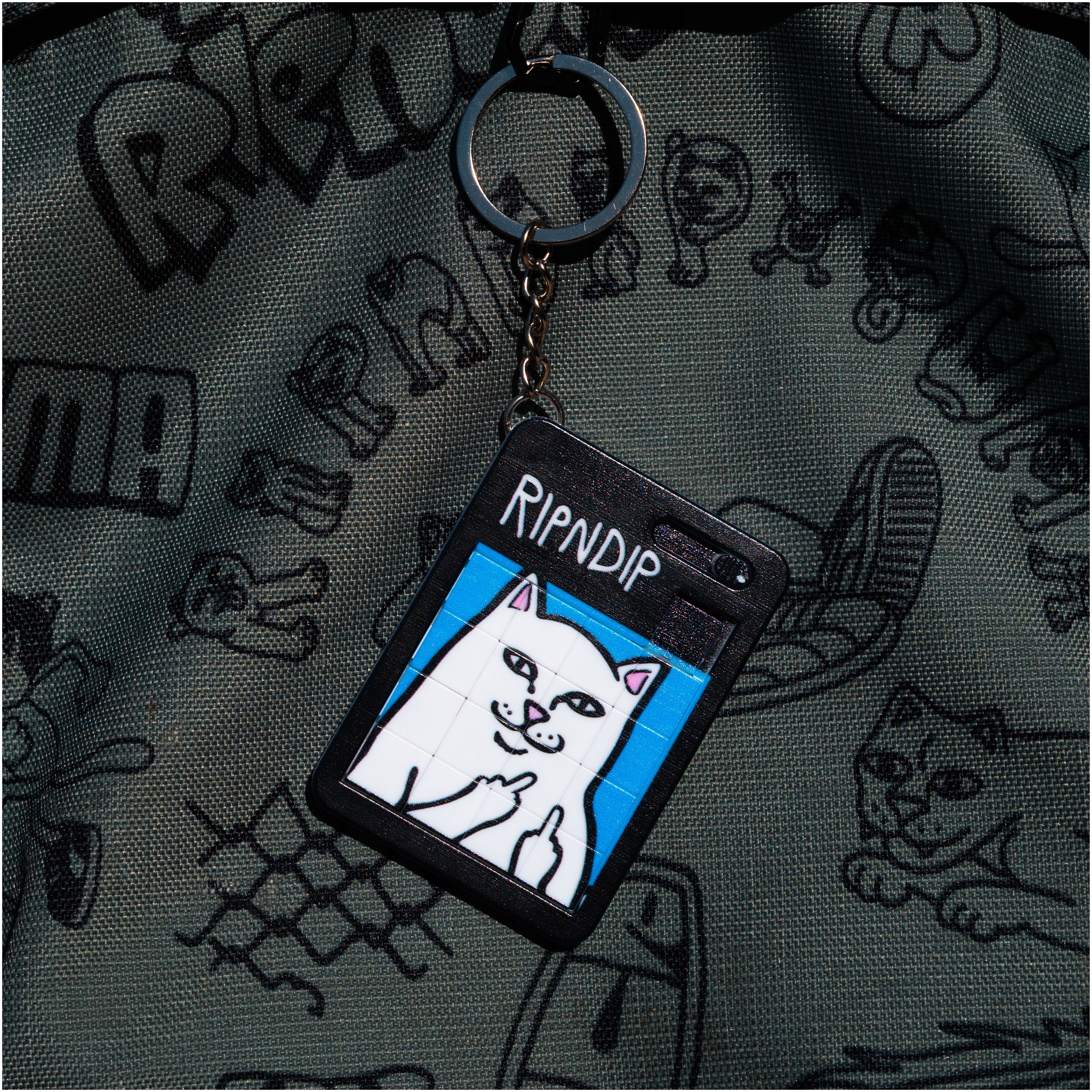 RIPNDIP Lord Nermal Puzzle Keychain (Black)