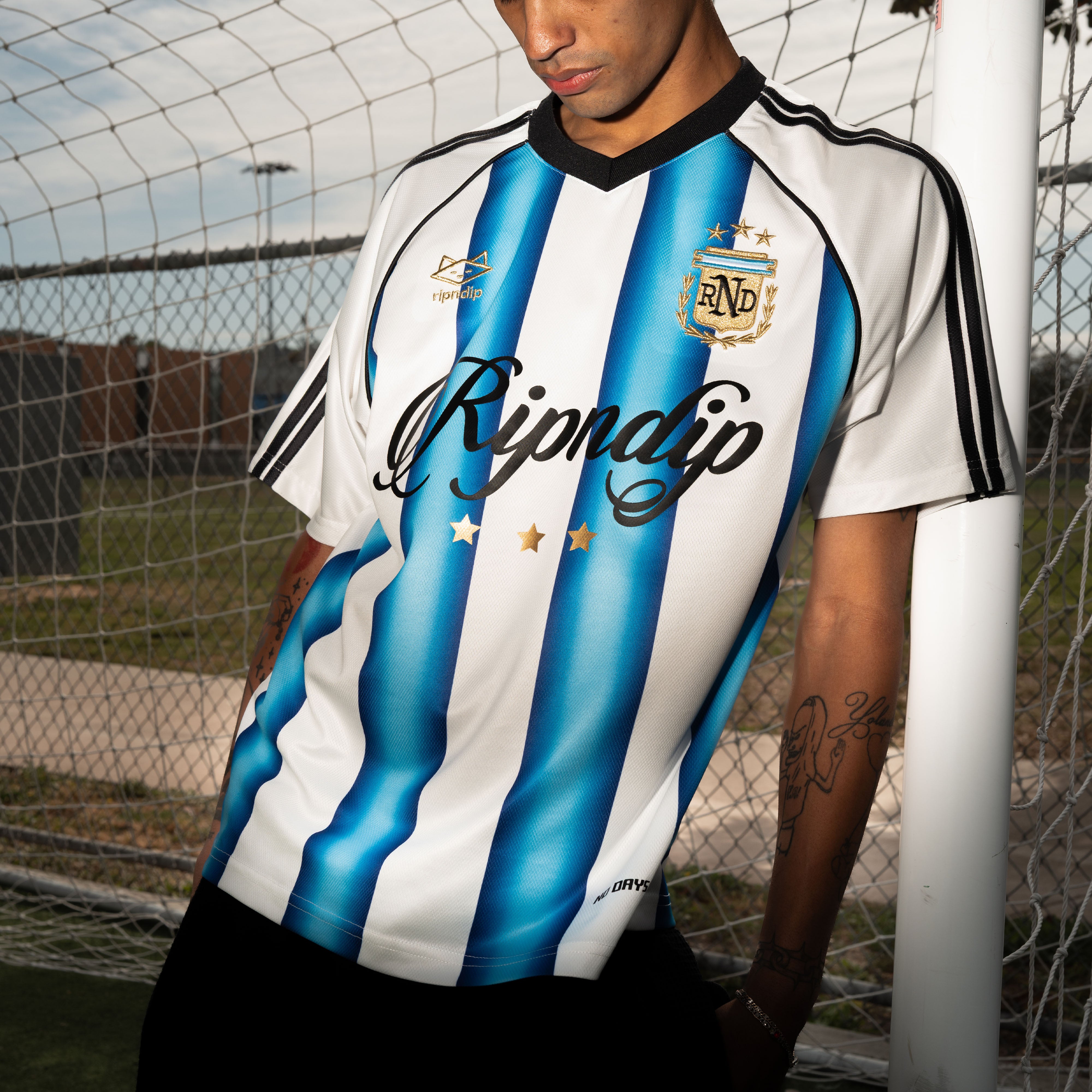 RIPNDIP RND Cup Argentina Soccer Jersey (White / Blue)