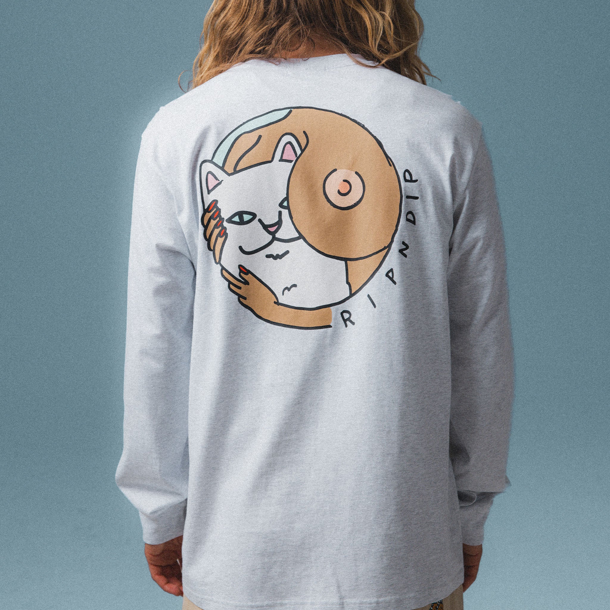 RIPNDIP Must Be Nice Long Sleeve (Ash Heather)