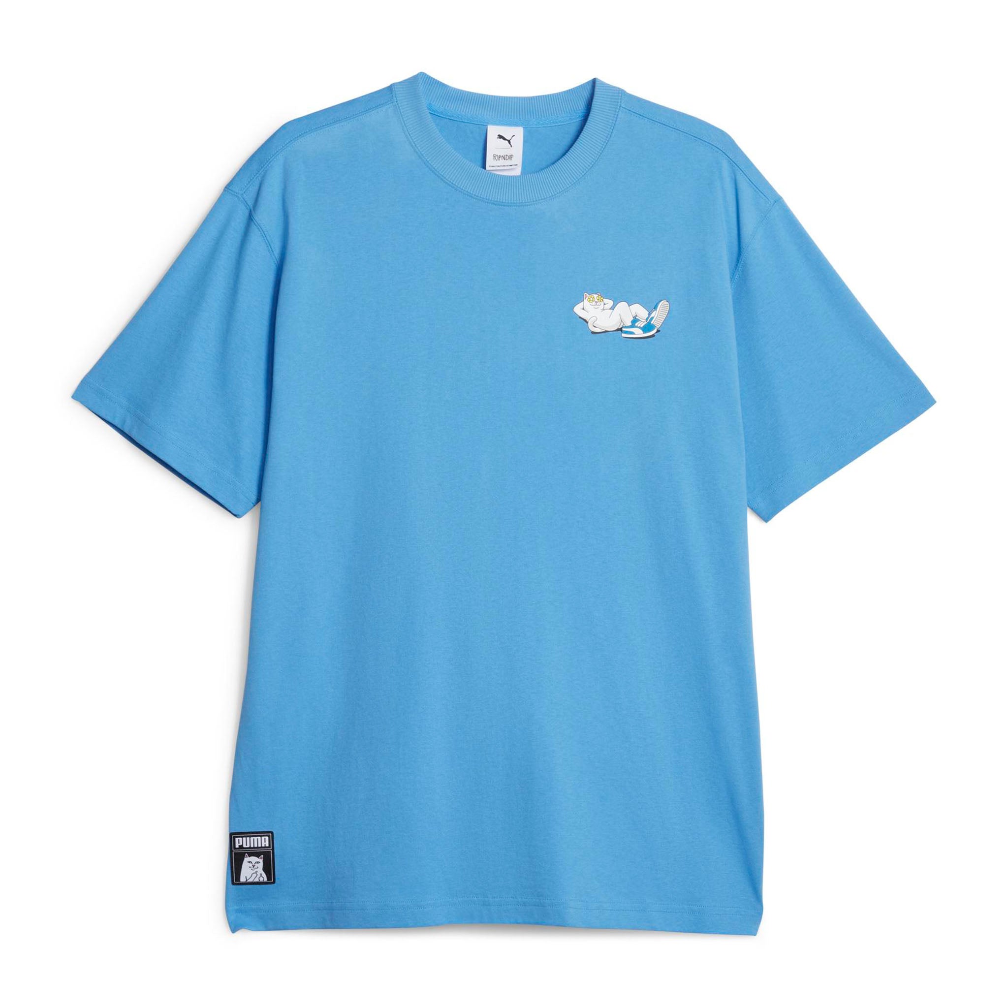 Ripndip Unisex Light Blue Graphic Sneakers Grab the Puma RipnDip Blue Sneakers  main image 2