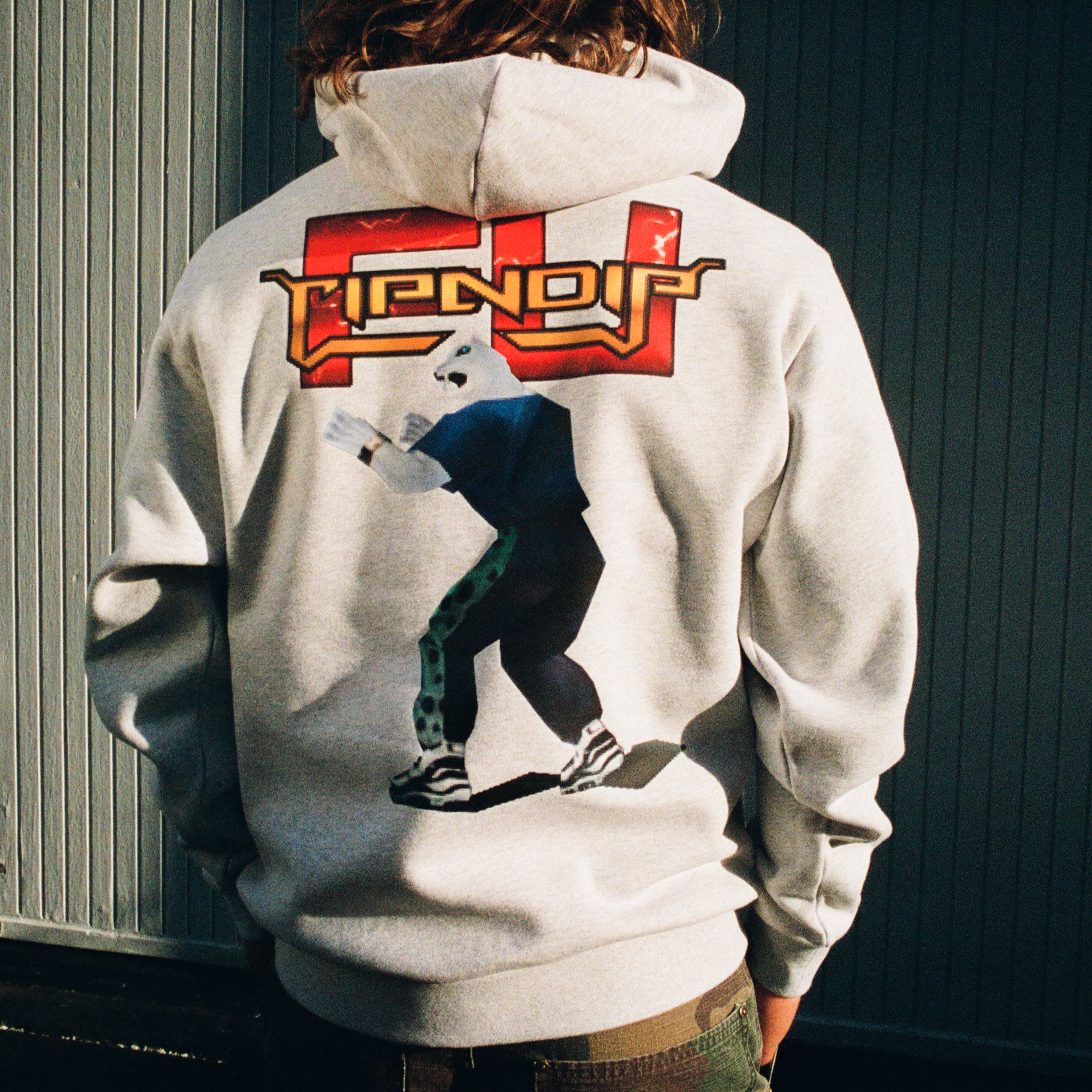 RIPNDIP Fight Hoodie (Ash Heather)