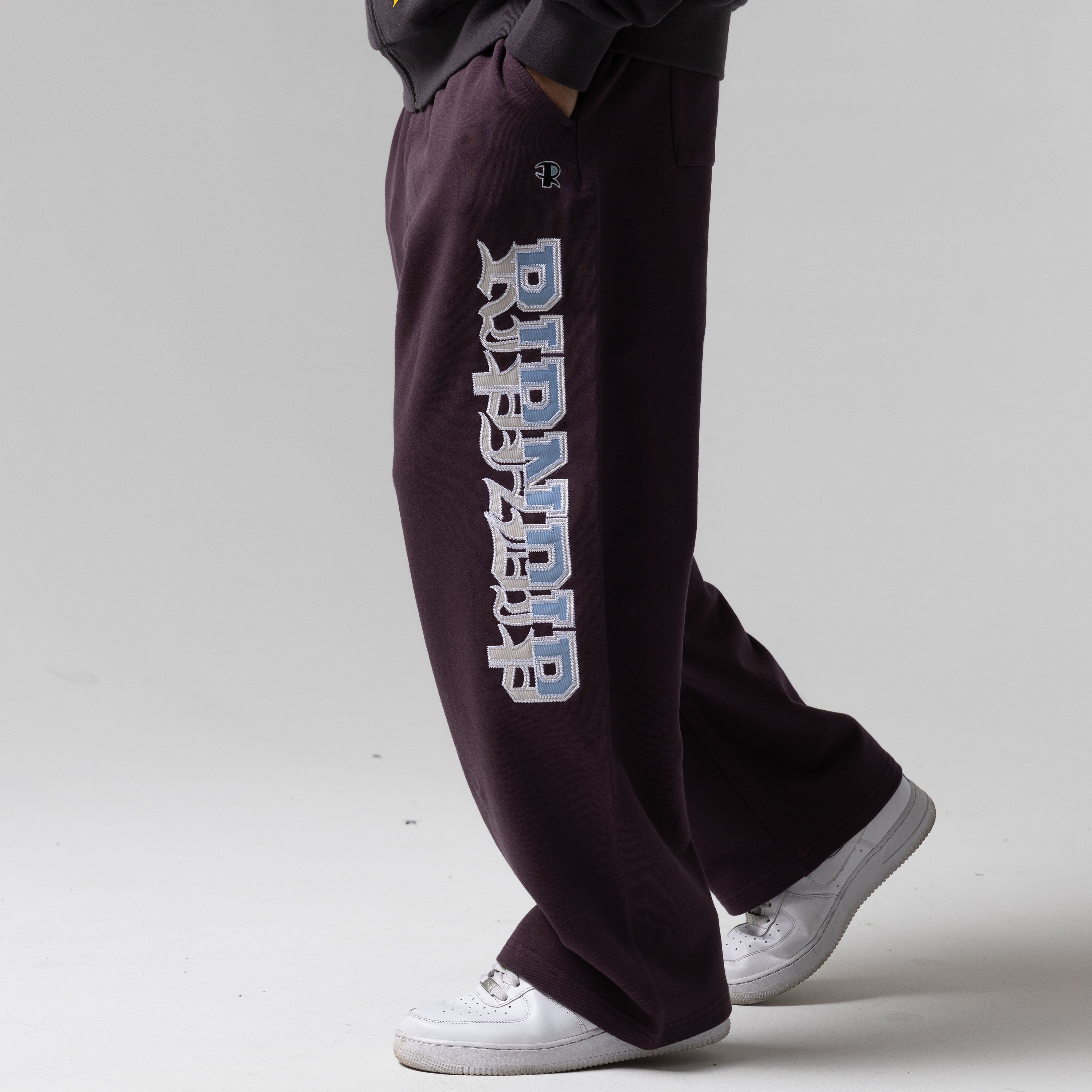 RIPNDIP No Days Off Straight Leg Sweatpants (Plum)