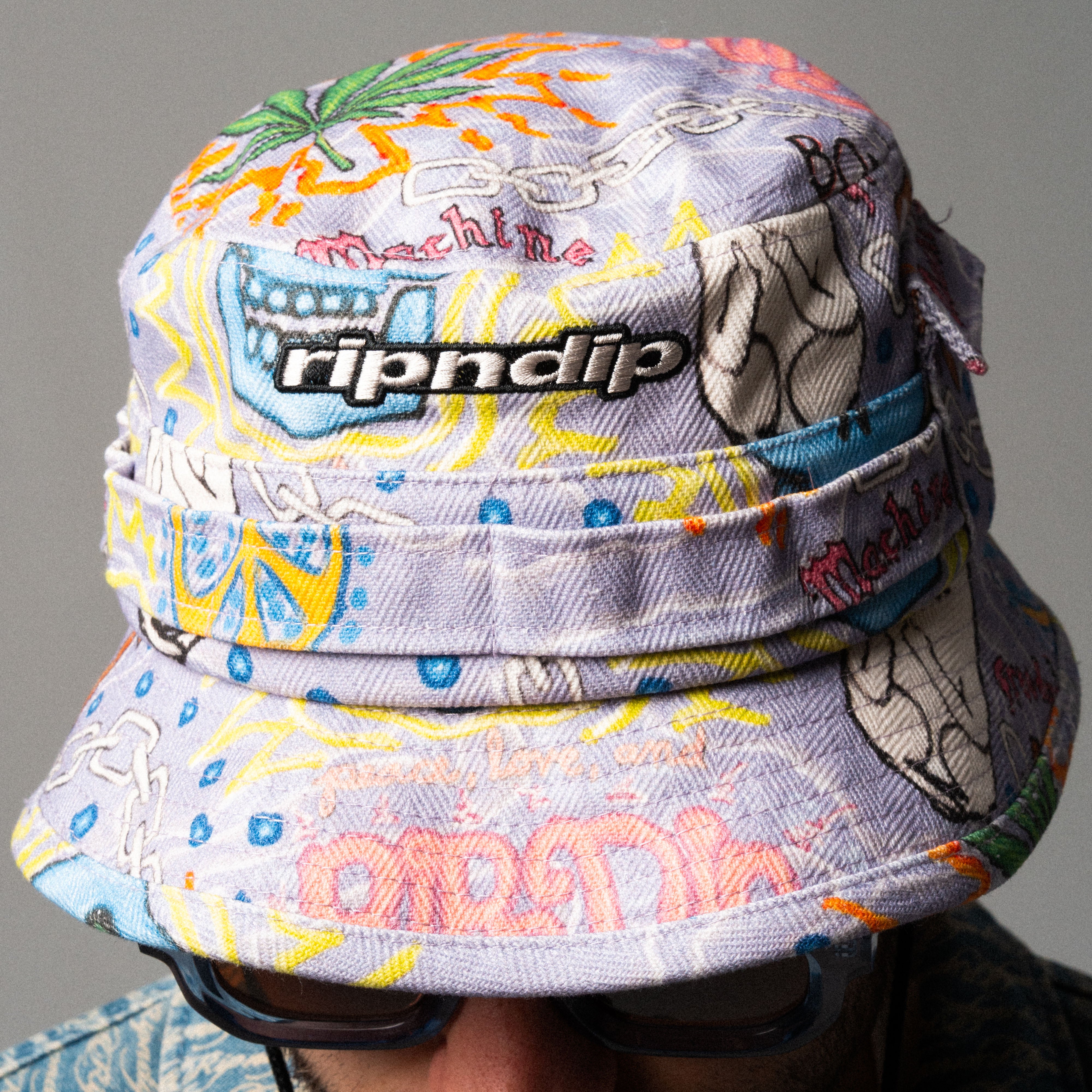 RIPNDIP Born To Love Boonie Hat (Cornflower)