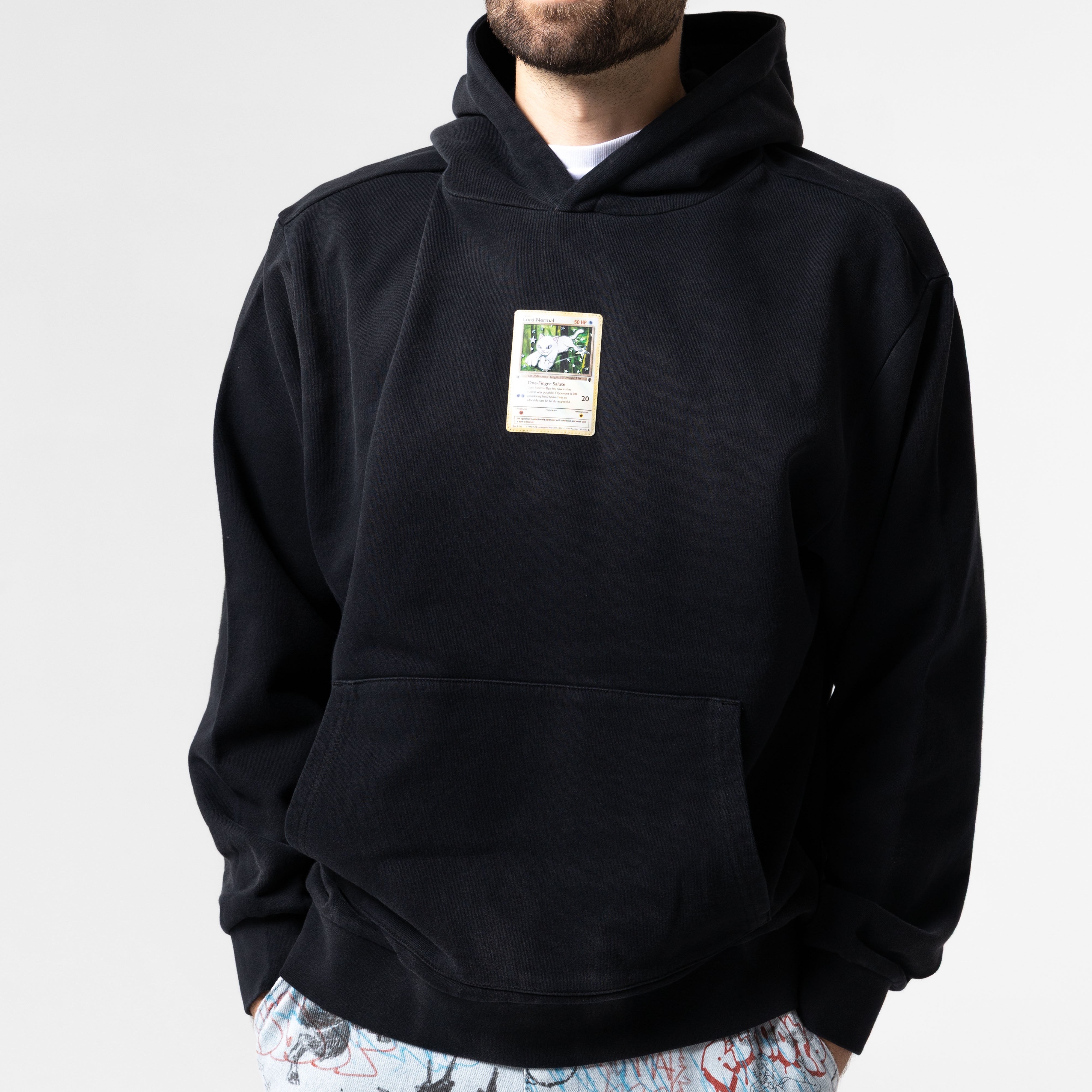 RIPNDIP Legendary Nerm Hoodie (Black Vintage Wash)