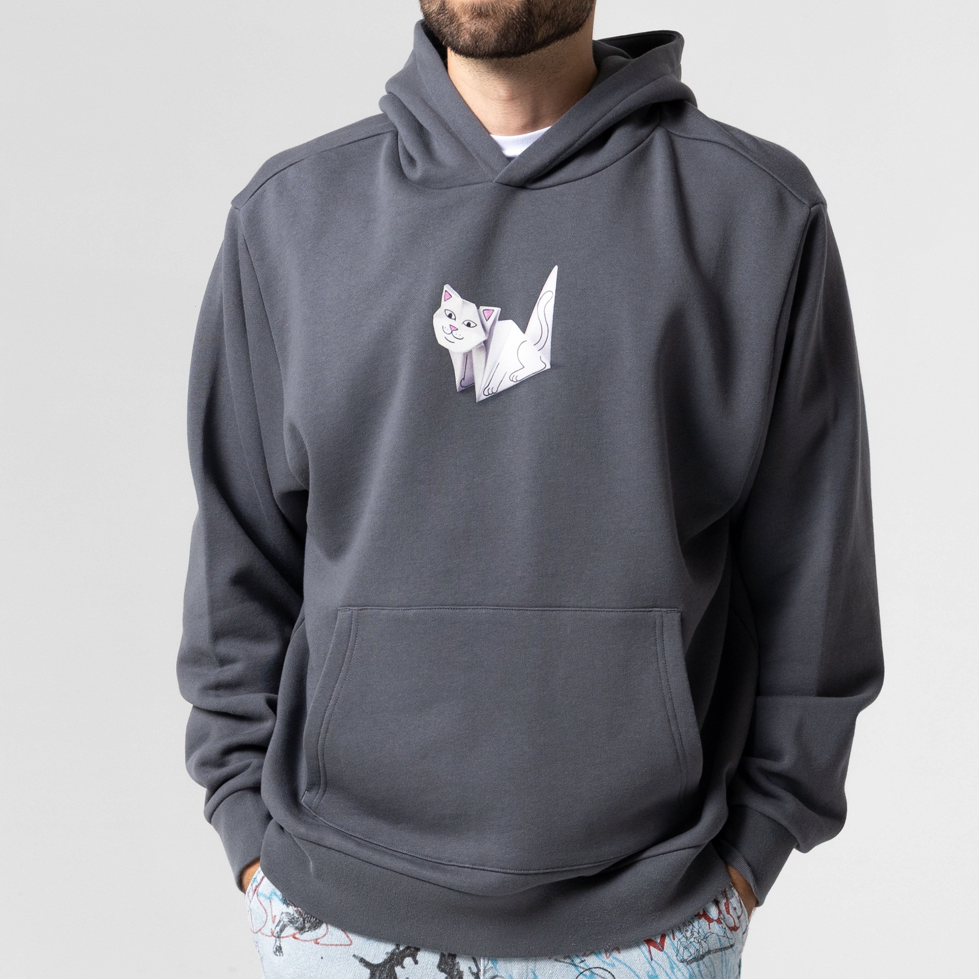 RIPNDIP Origami Hoodie (Charcoal)