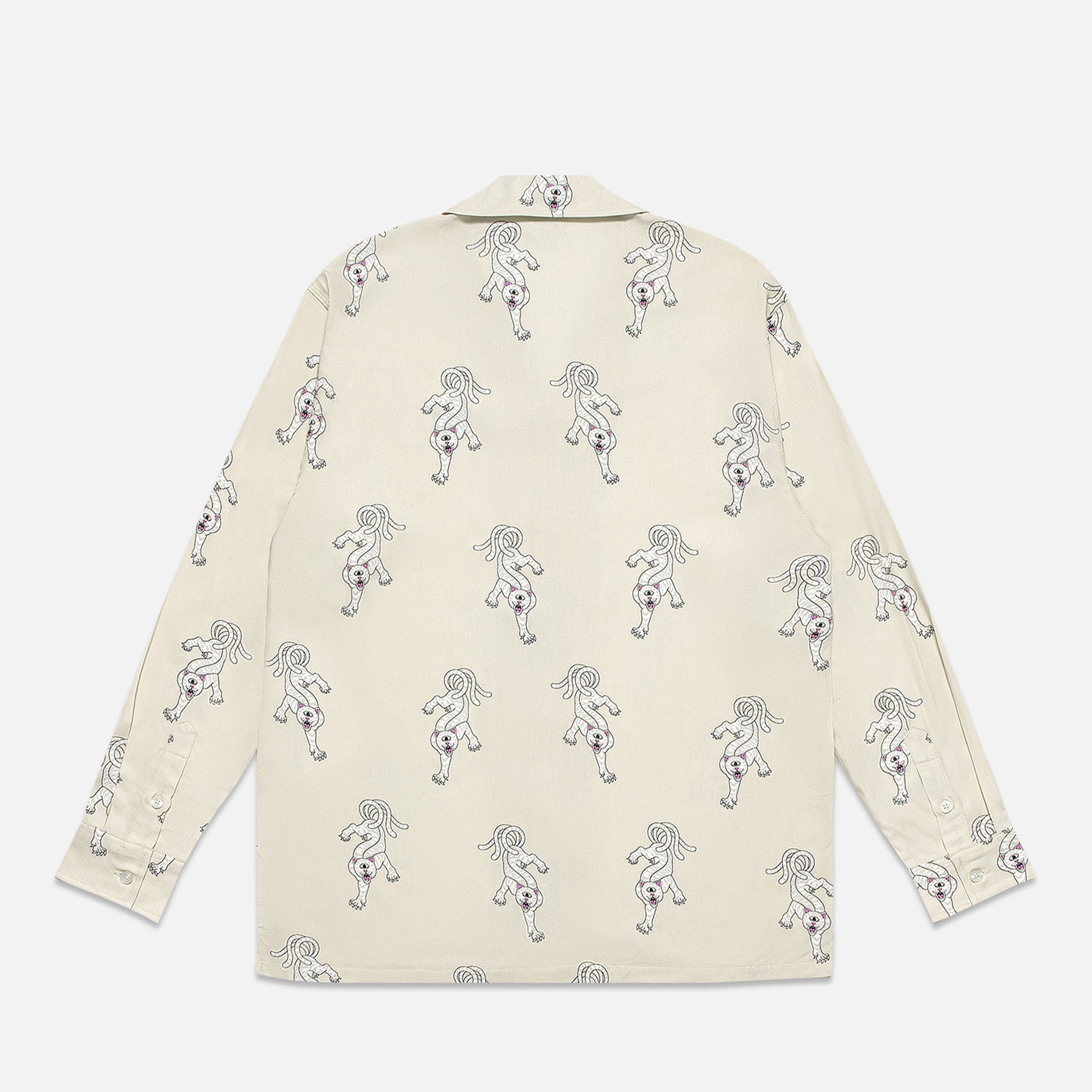 Ripndip x Clottee Long Sleeve Button Up (Grey)