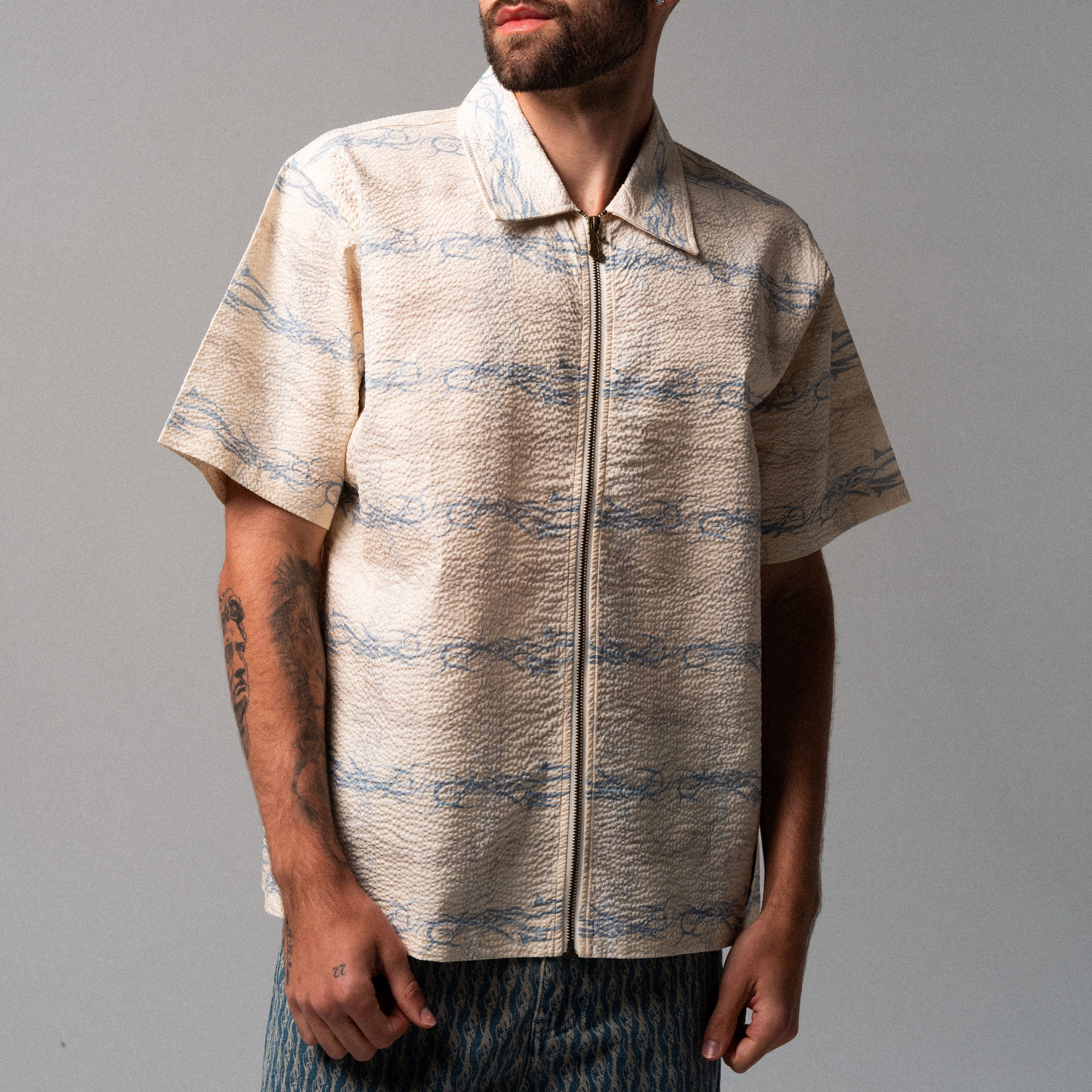 Crosswired ZipUp (White) – RIPNDIP