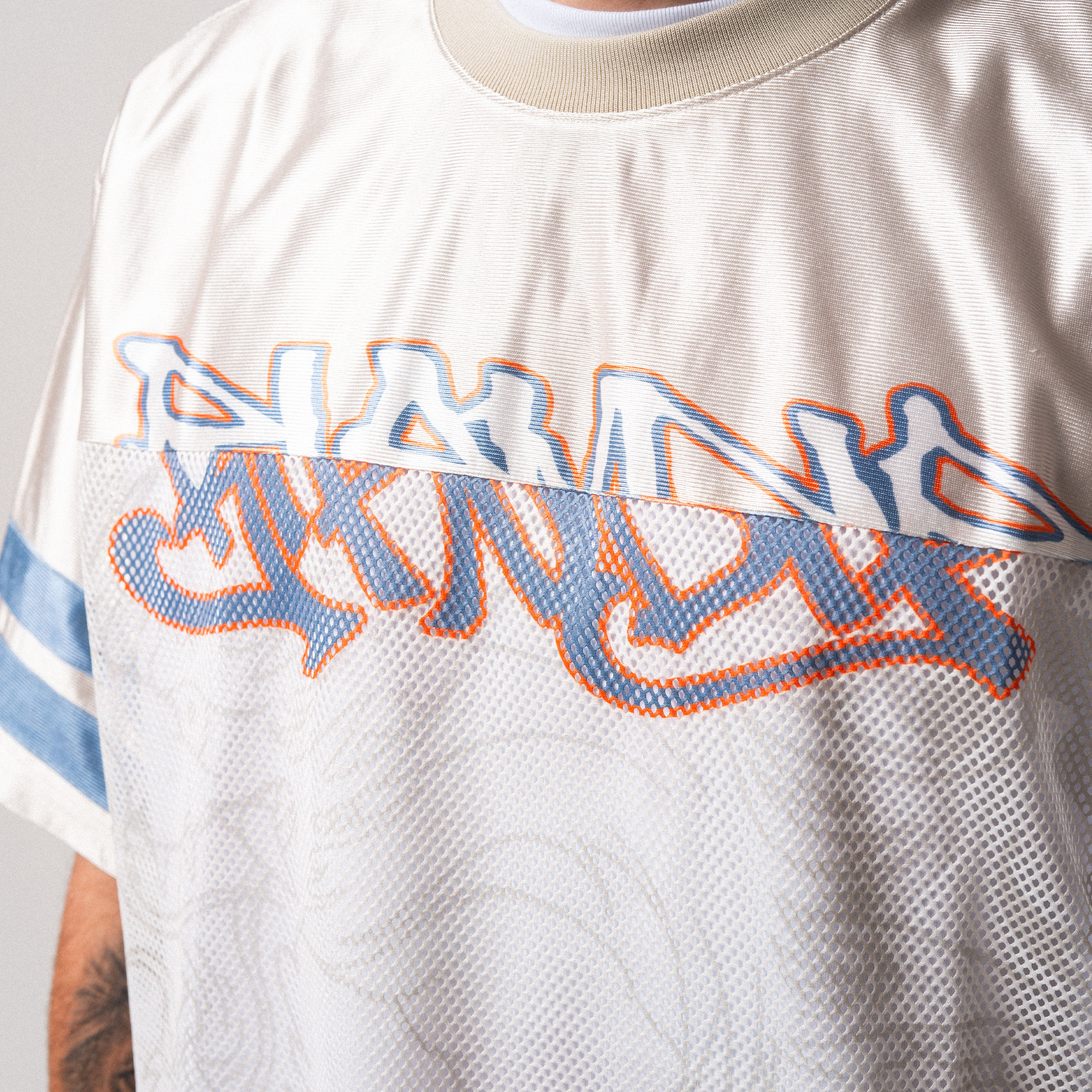 RIPNDIP Too Fast Football Jersey (Bone)