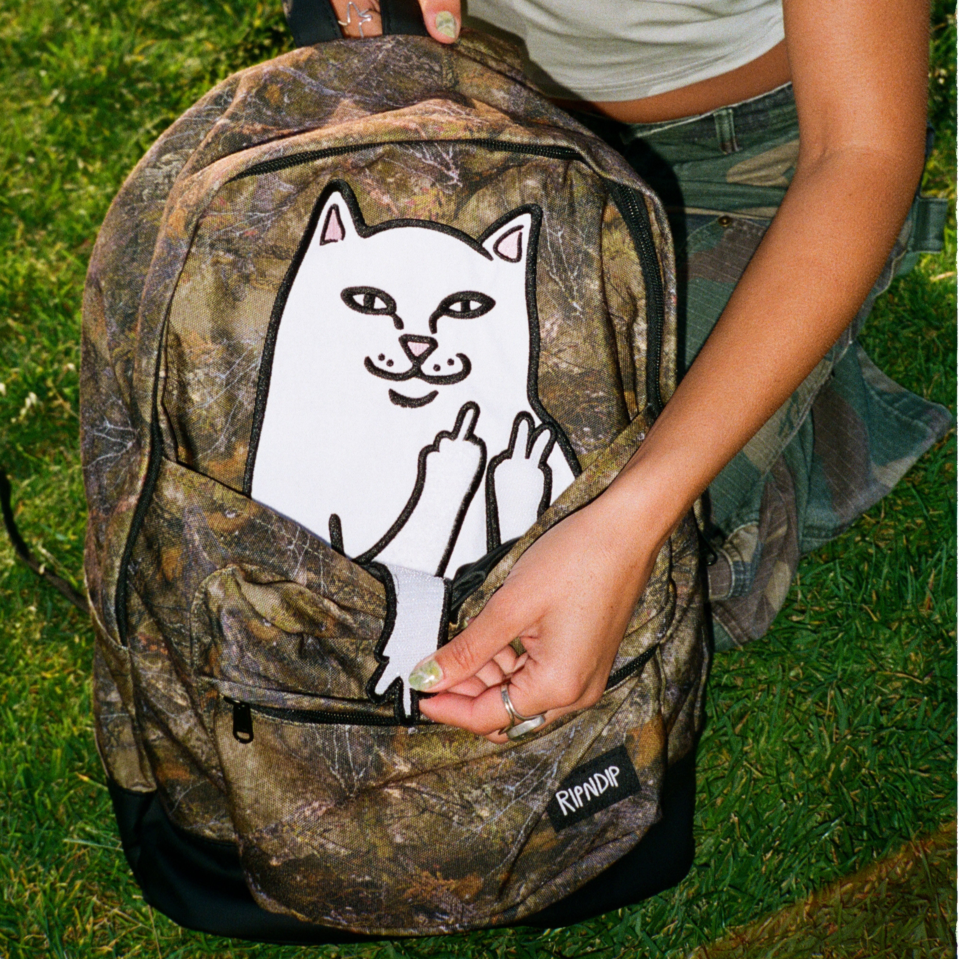 RIPNDIP Lord Nermal Backpack (Nerm Tree Camo)
