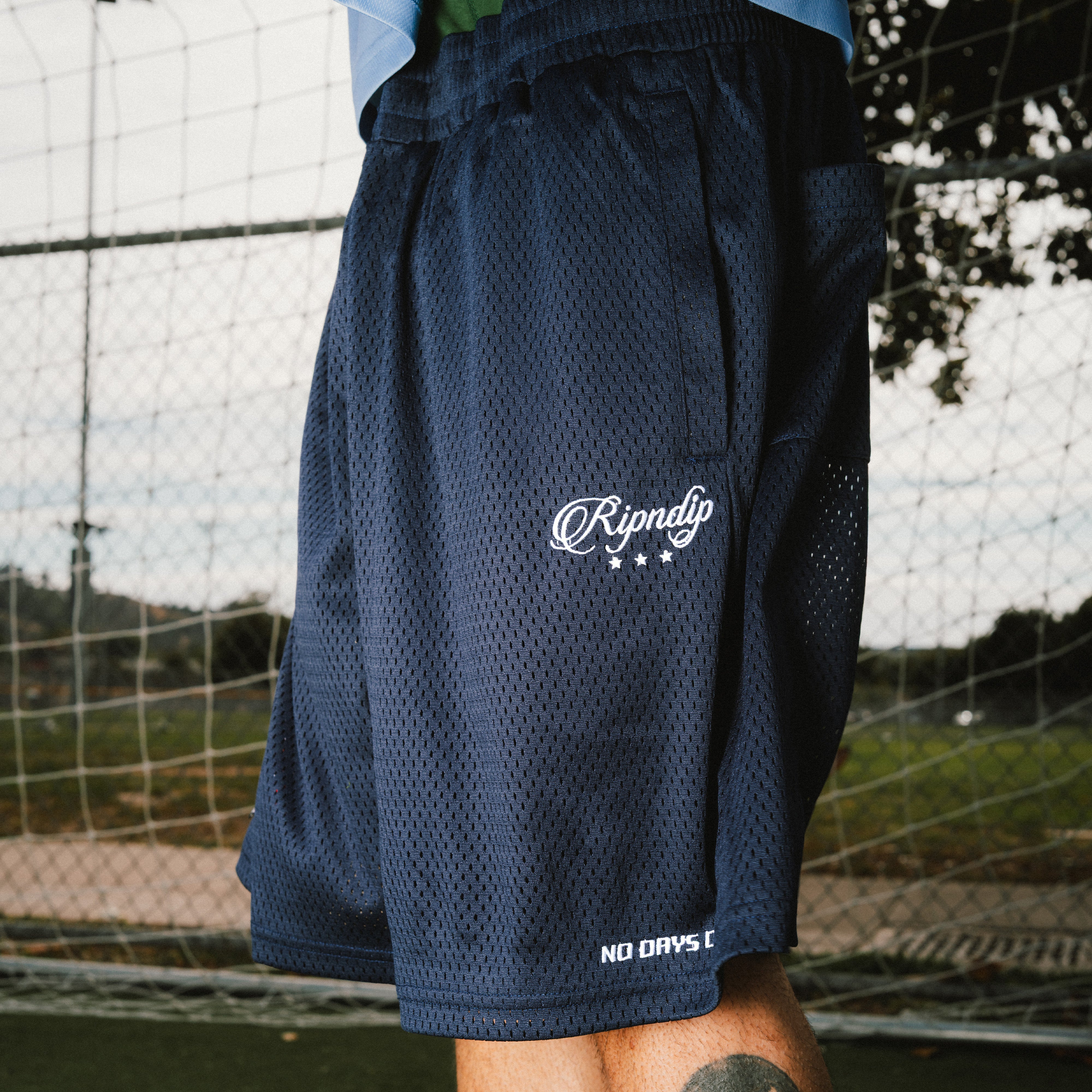 RIPNDIP RND Cup USA Mesh Shorts (Navy)
