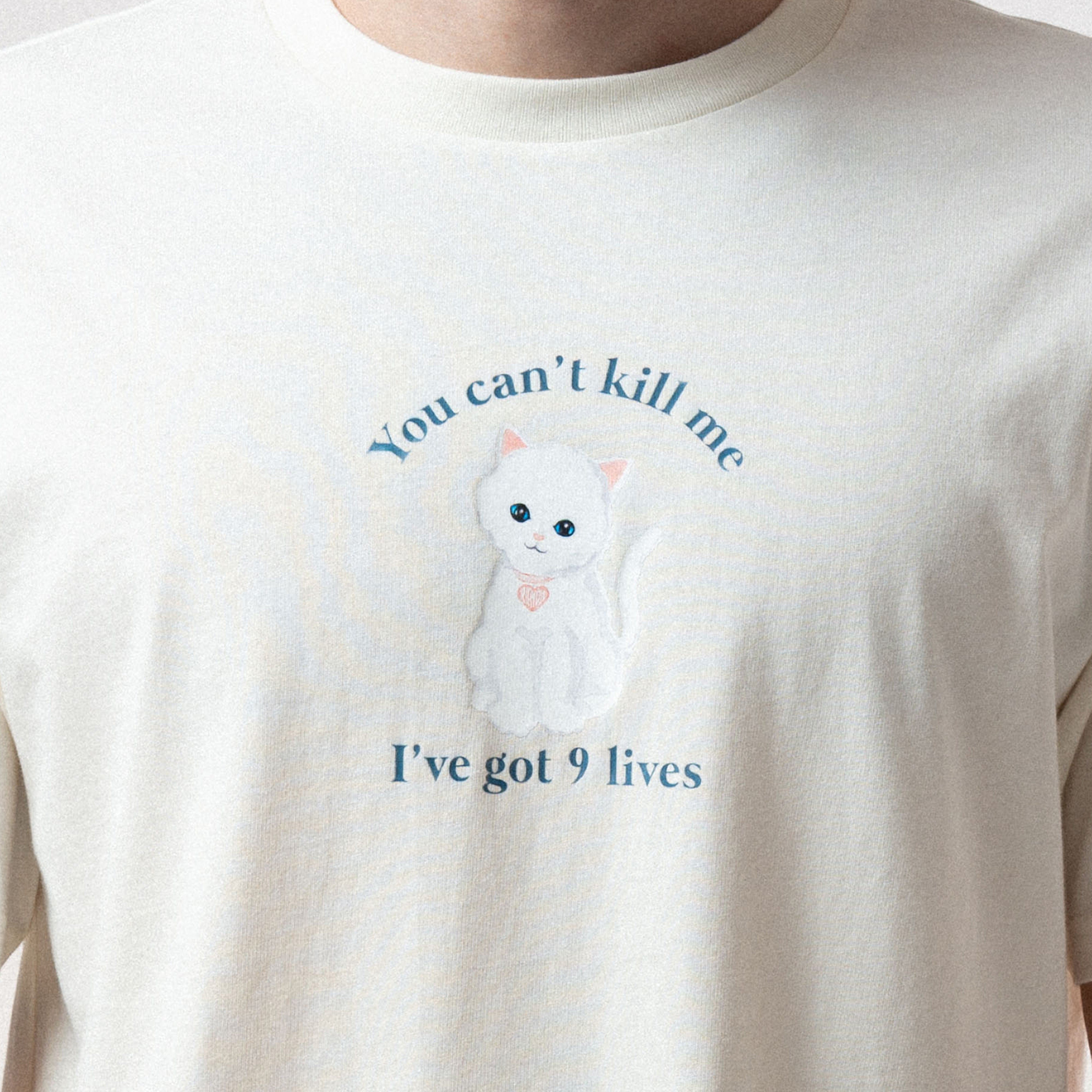 RIPNDIP 9 Lives Tee (Bone)