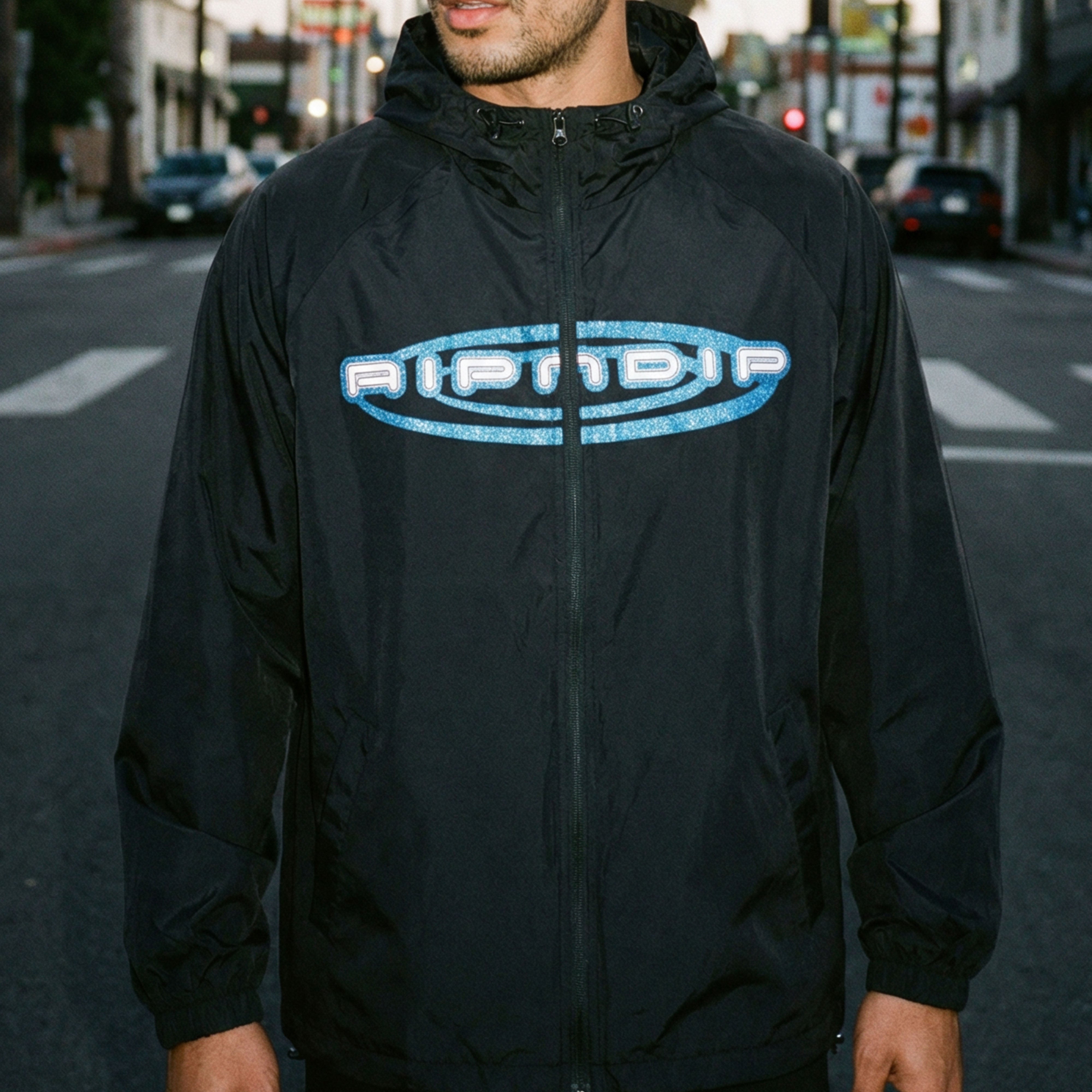 RIPNDIP Otis Zip Up Hooded Jacket (Black)
