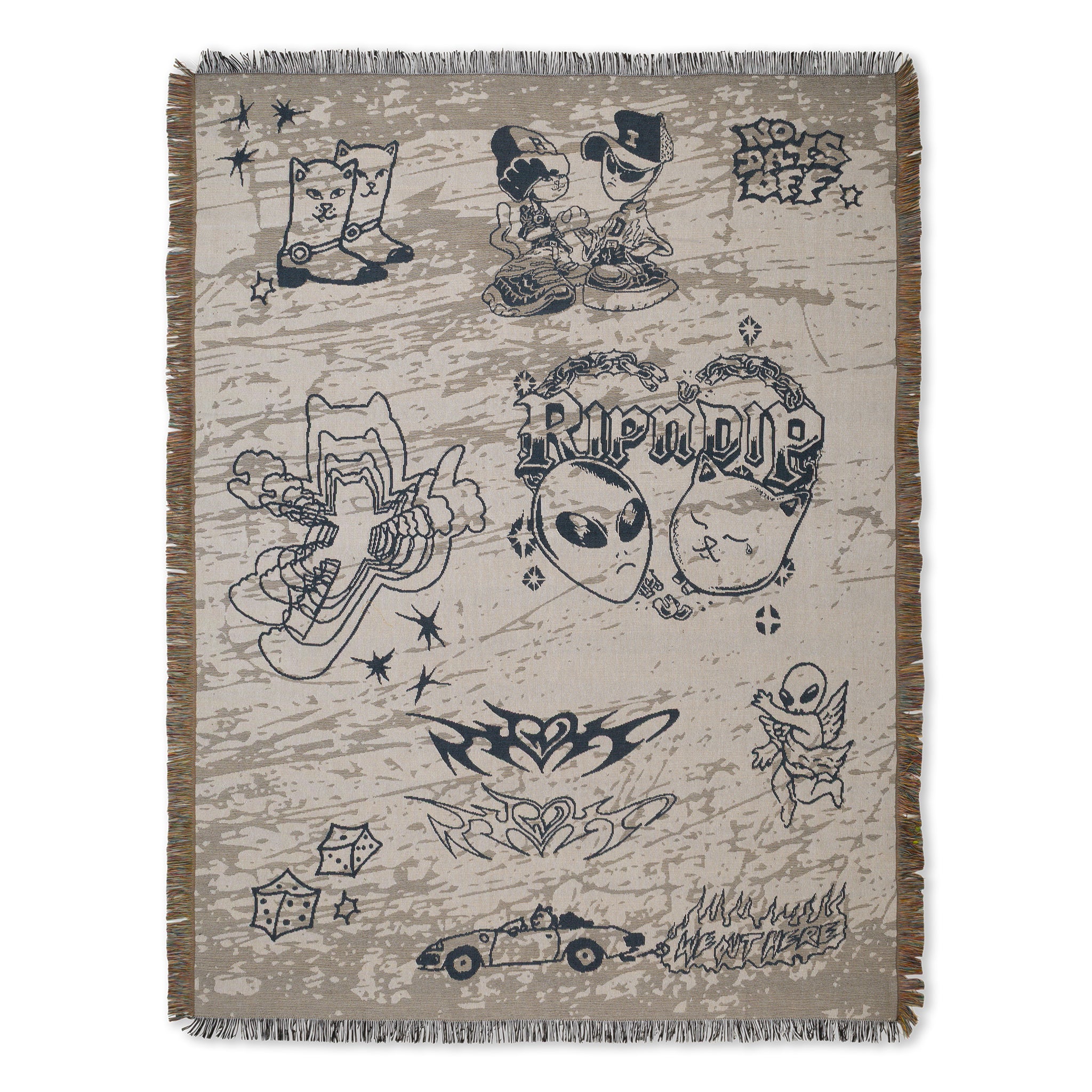 RIPNDIP Westside Blanket (Bone)