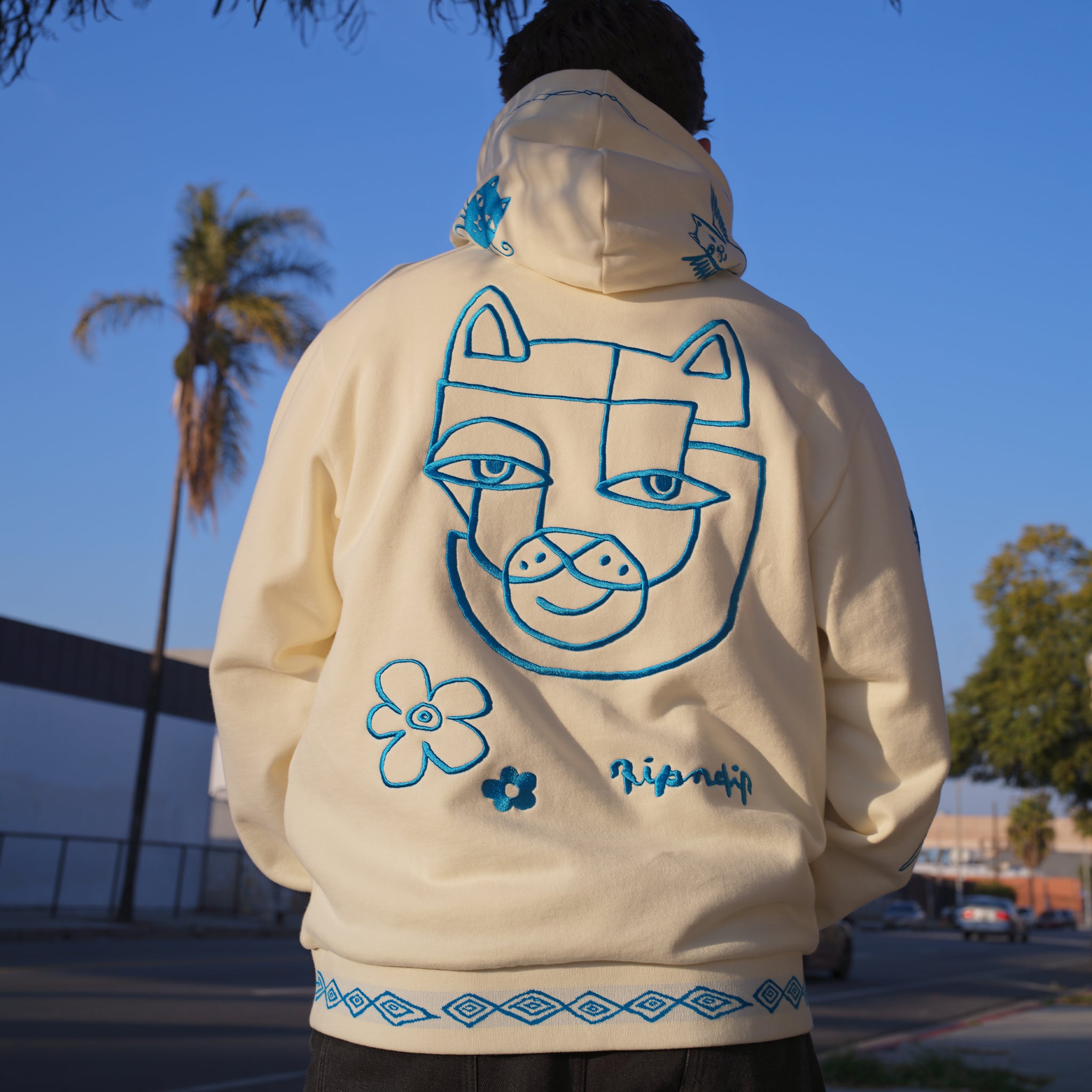 RIPNDIP Blonded Hoodie (Off White)
