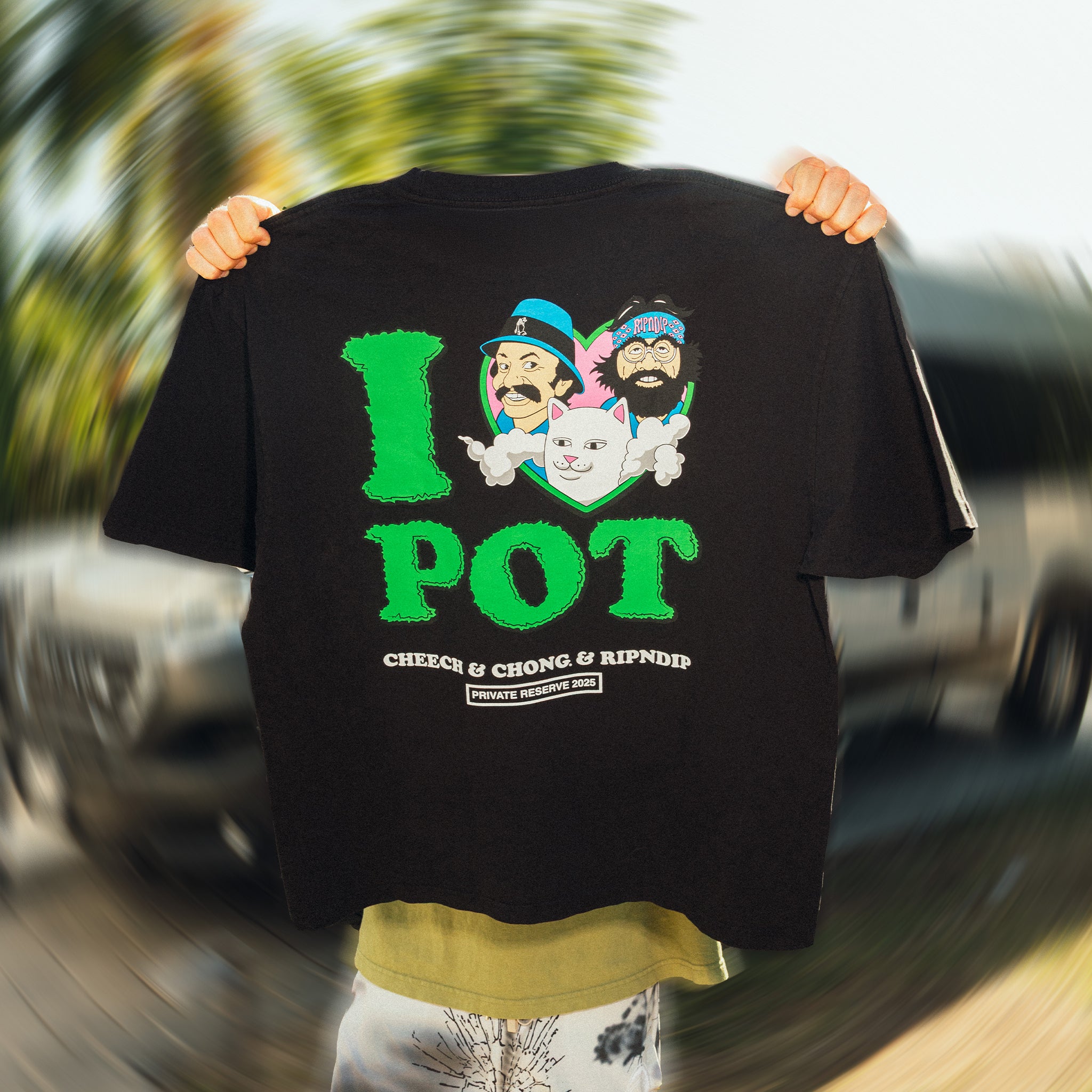 RIPNDIP I <3 Pot Tee (Black)