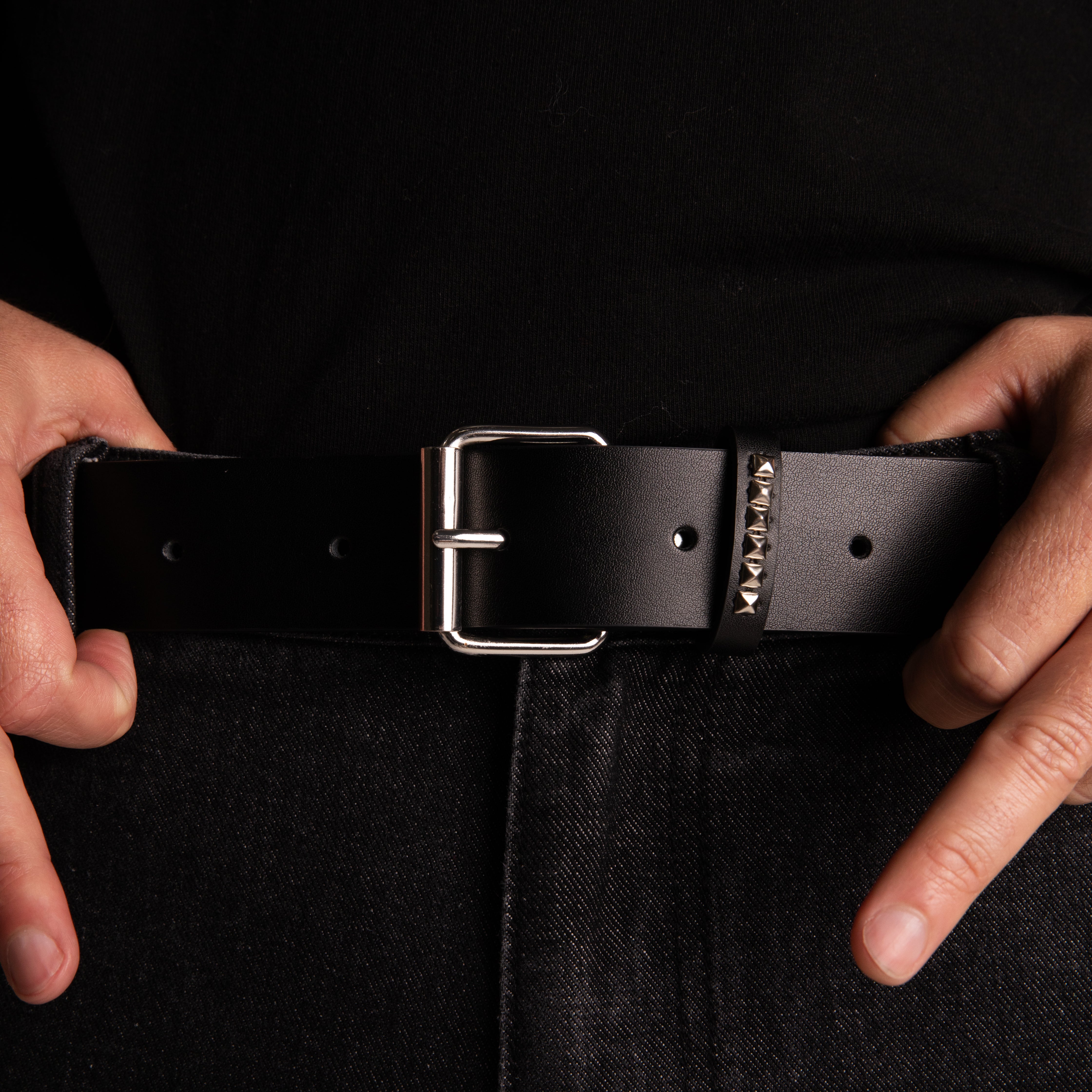 RIPNDIP Rockstar Leather Belt (Black)